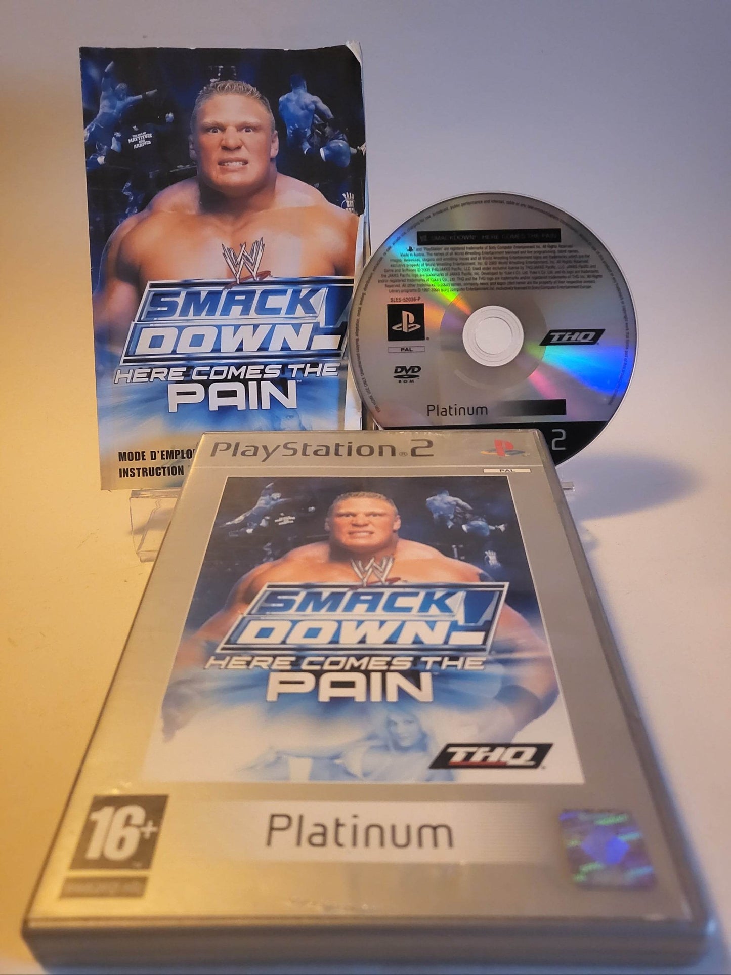 Smackdown vs Raw Here Comes the Pain Platinum Edition Playstation 2 - Feniks Gameshop