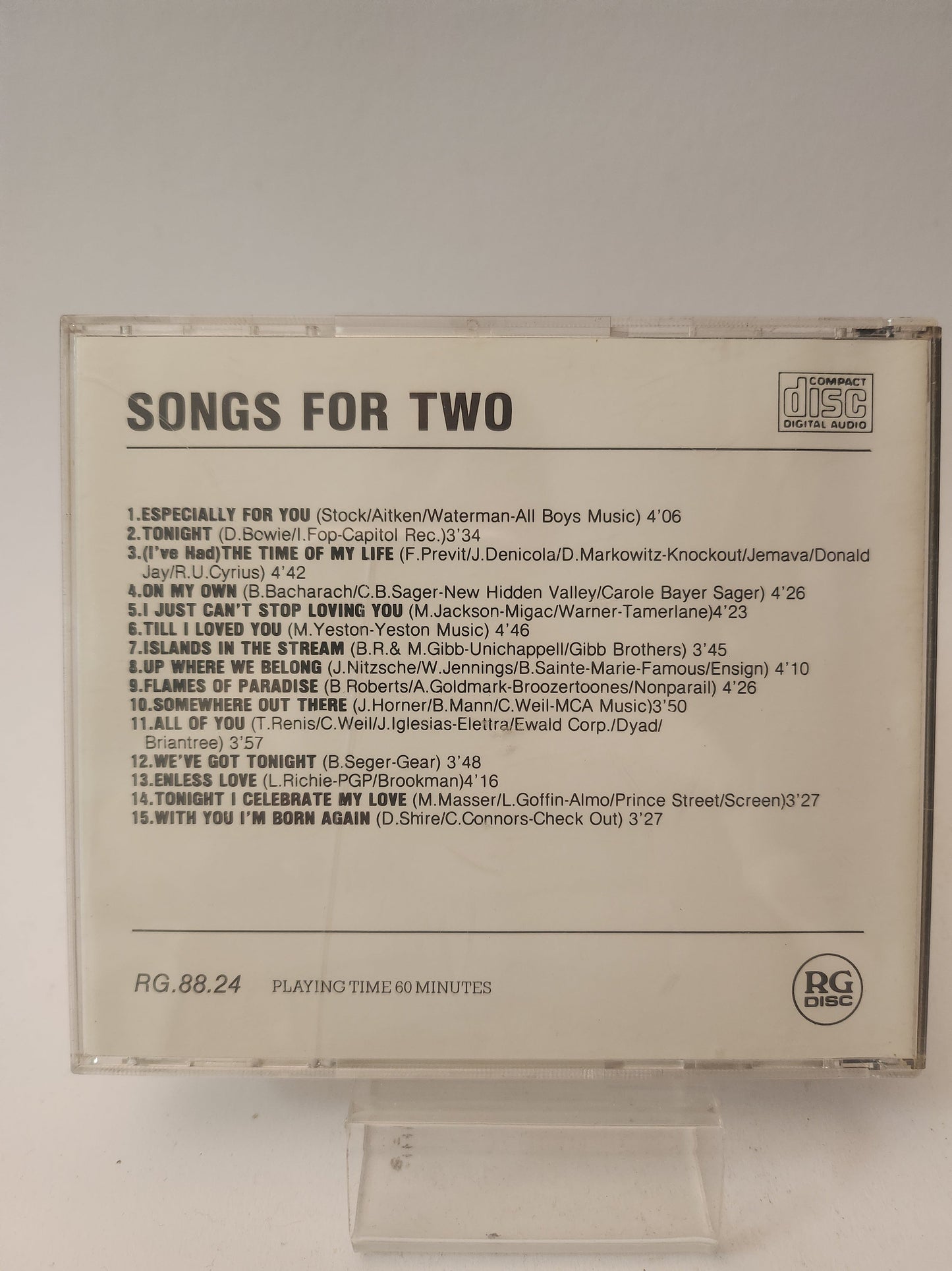 Songs for Two CD - Cd