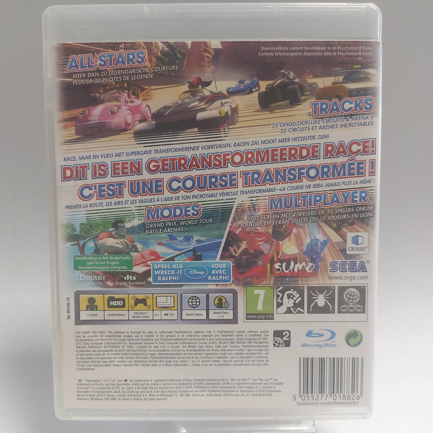 Sonic & All-Stars Racing Transformed Playstation 3 - Feniks Gameshop