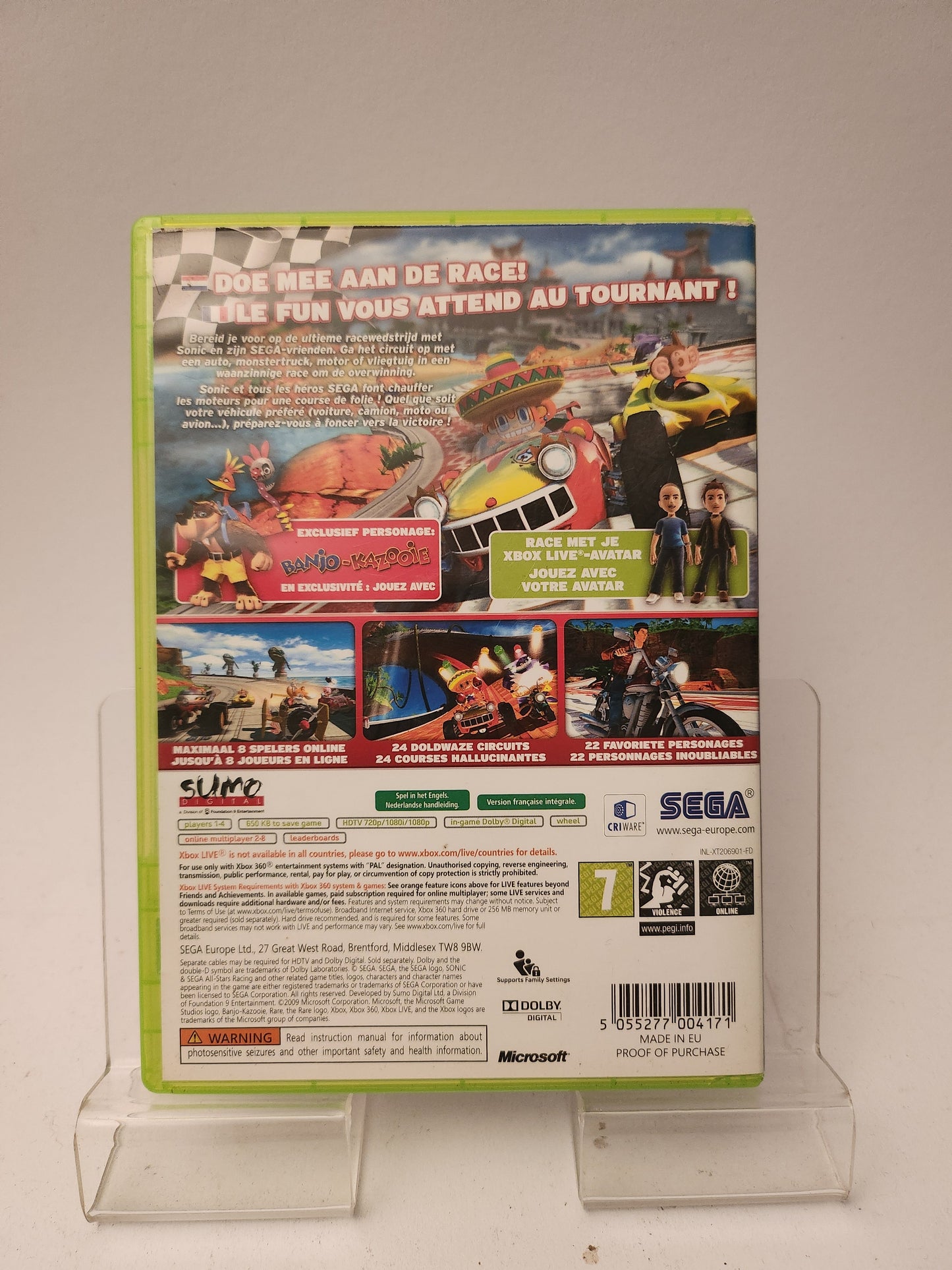 Sonic & Sega All-stars Racing met Banjo-Kazooie Xbox 360 - Xbox 360 Games