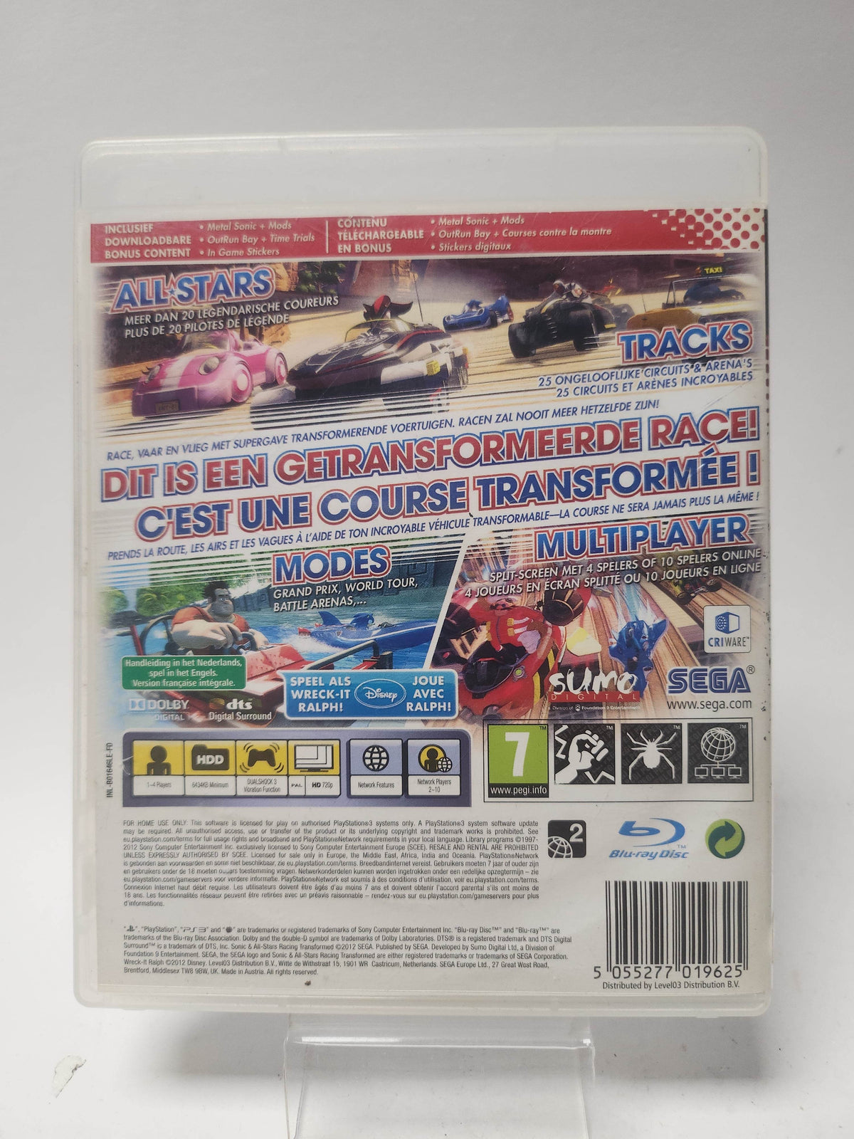 Sonic & Sega All-stars Racing Transformed Limited Edition (No Book) PlayStation 3 - Feniks Gameshop