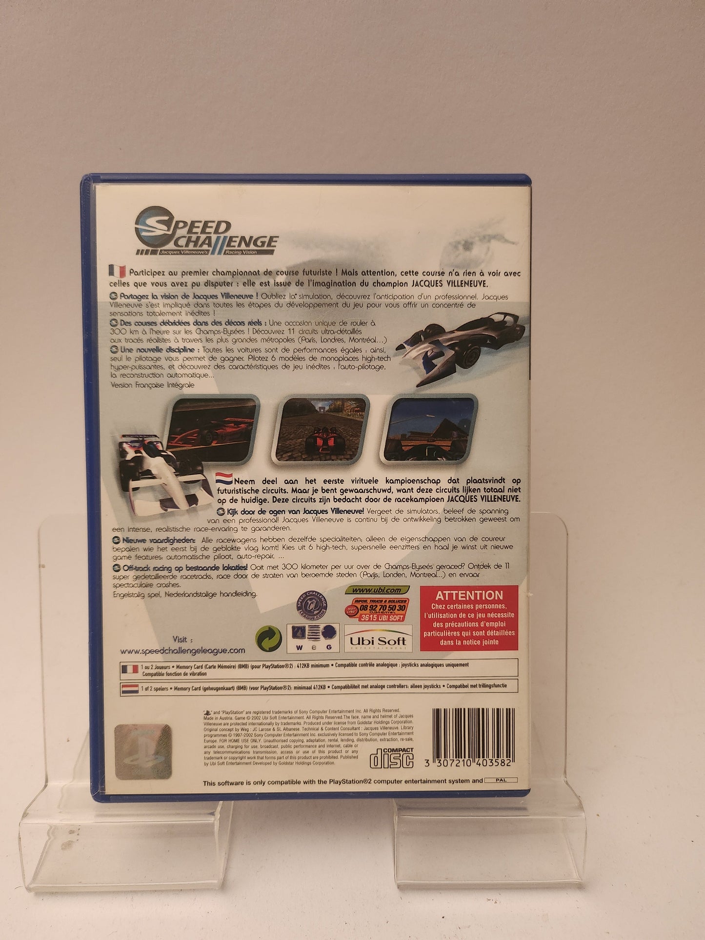 Speed Challenge Jacques Villeneuve’s Racing Vision Playstation 2 - Playstation 2 Games
