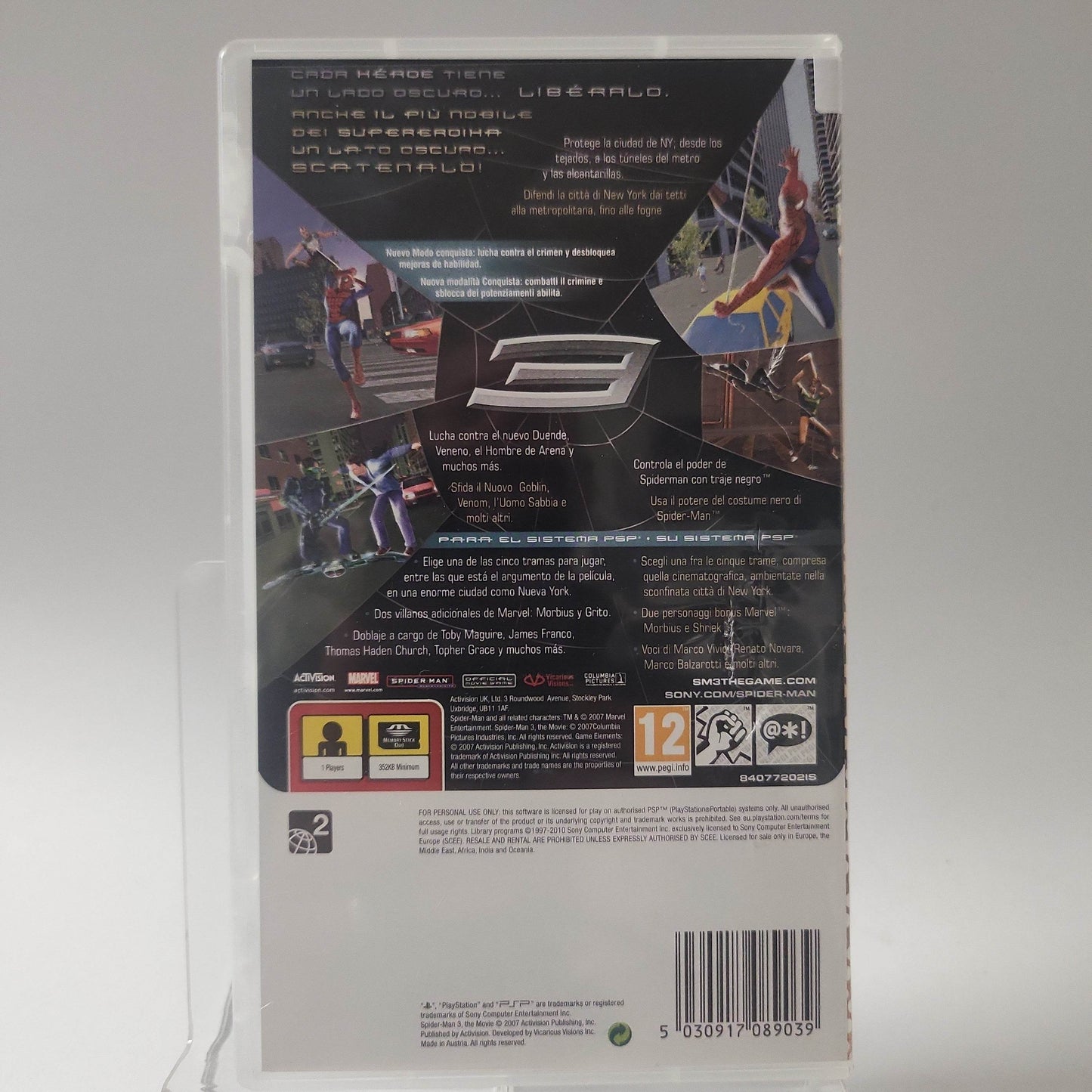 Spider-man 3 Essentials Playstation Portable - Feniks Gameshop