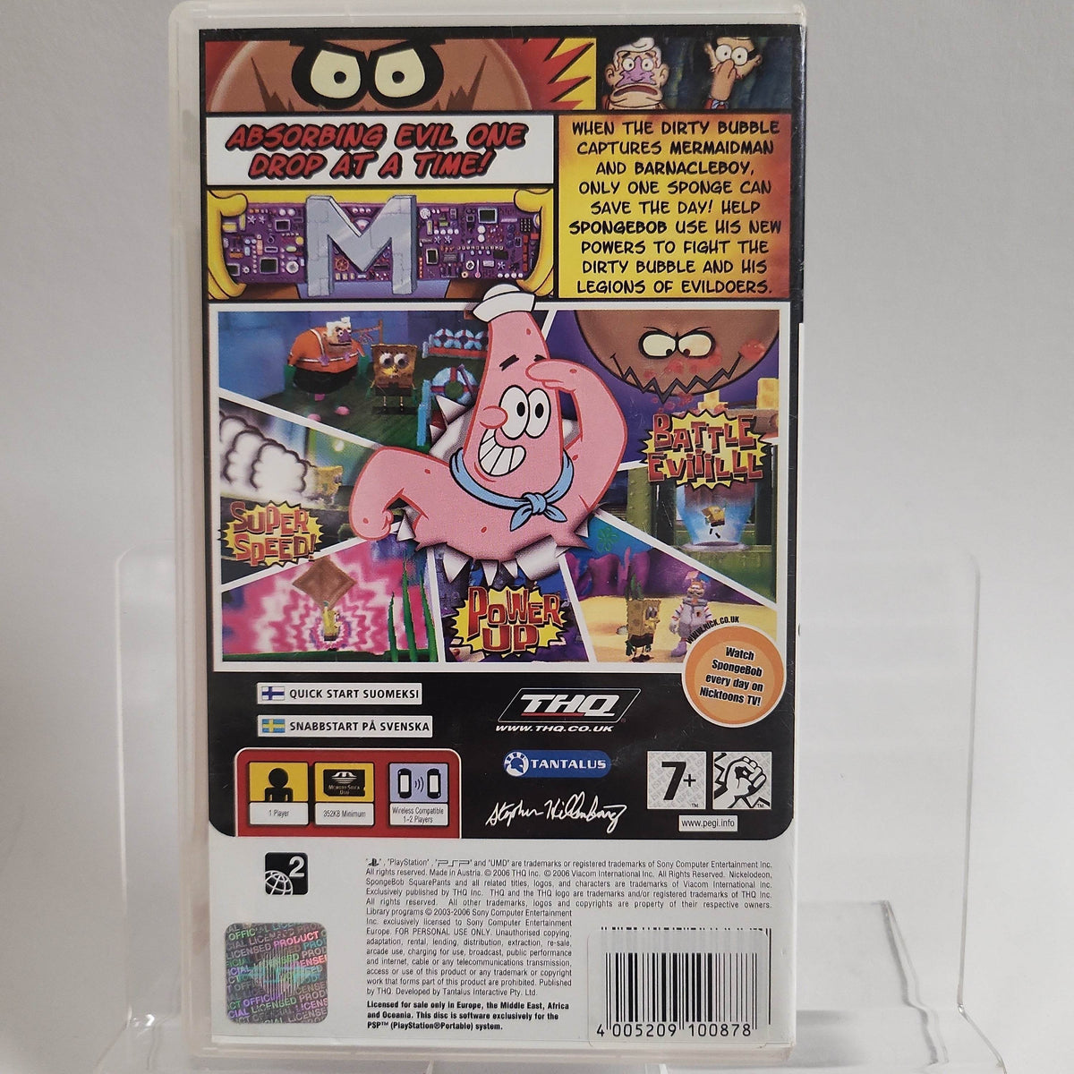 SpongeBob SquarePants the Yellow Avenger PSP - Feniks Gameshop