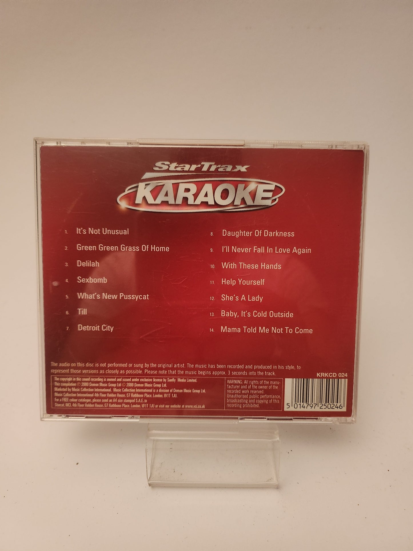 Star Trax Karaoke: the Songs of Tom Jones CD - Cd