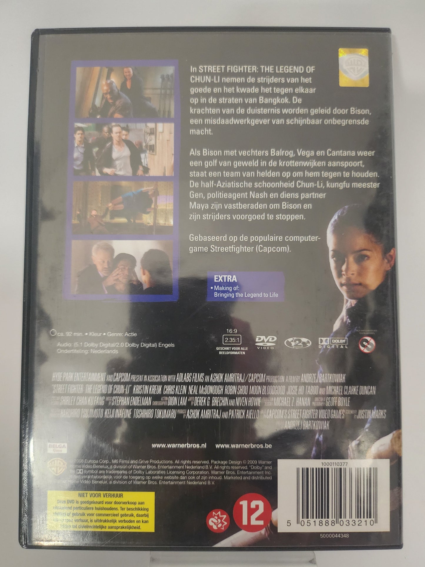 Street Fighter the Legend of Chun-Li - Dvd Volwassenen