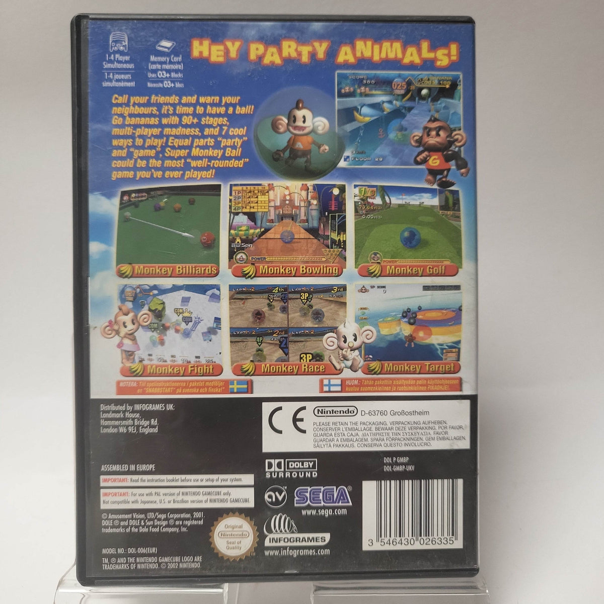 Super Monkey Ball Nintendo Gamecube - Feniks Gameshop