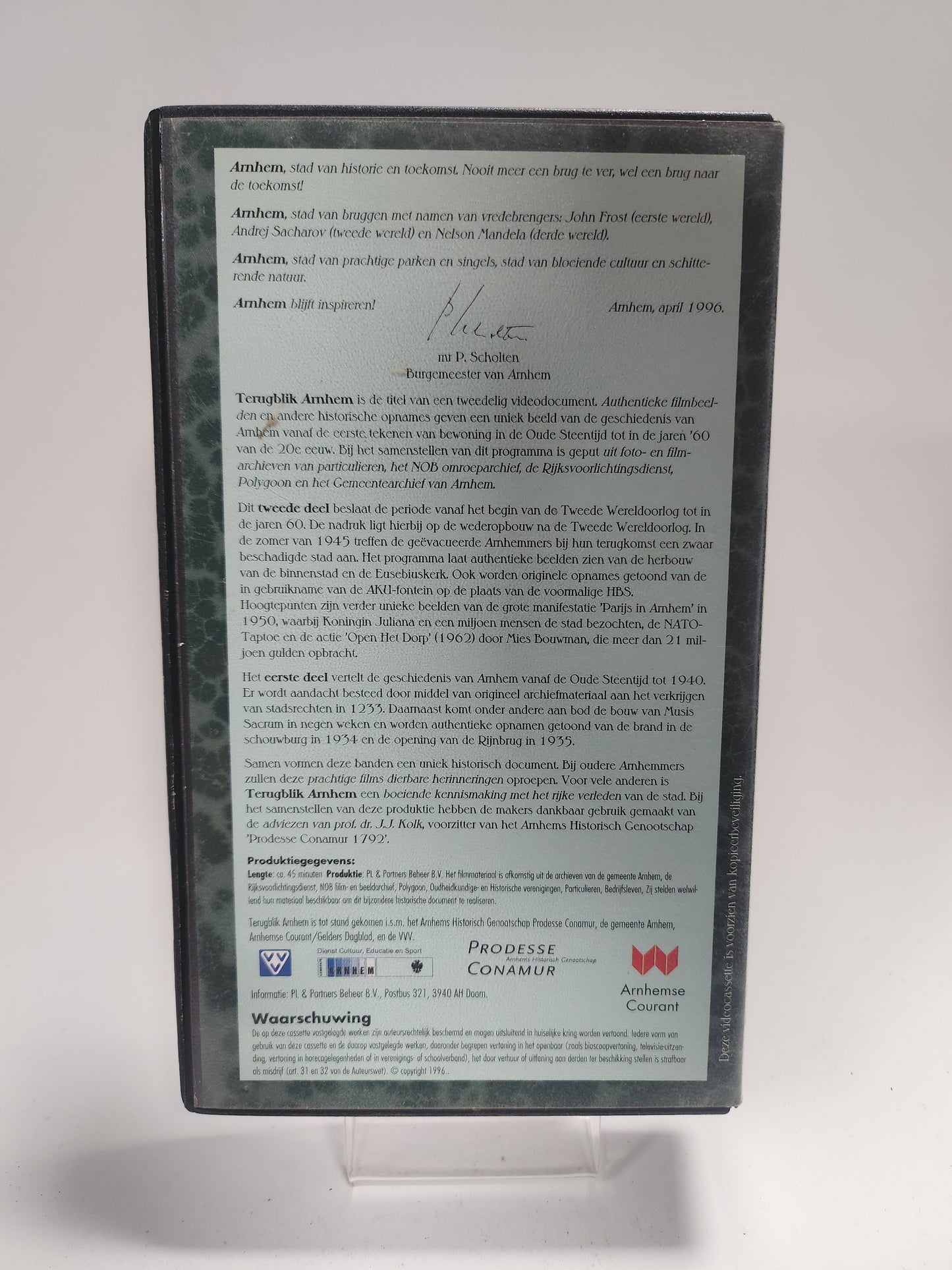 Terugblik Arnhem Deel 2 VHS - VHS Volwassenen