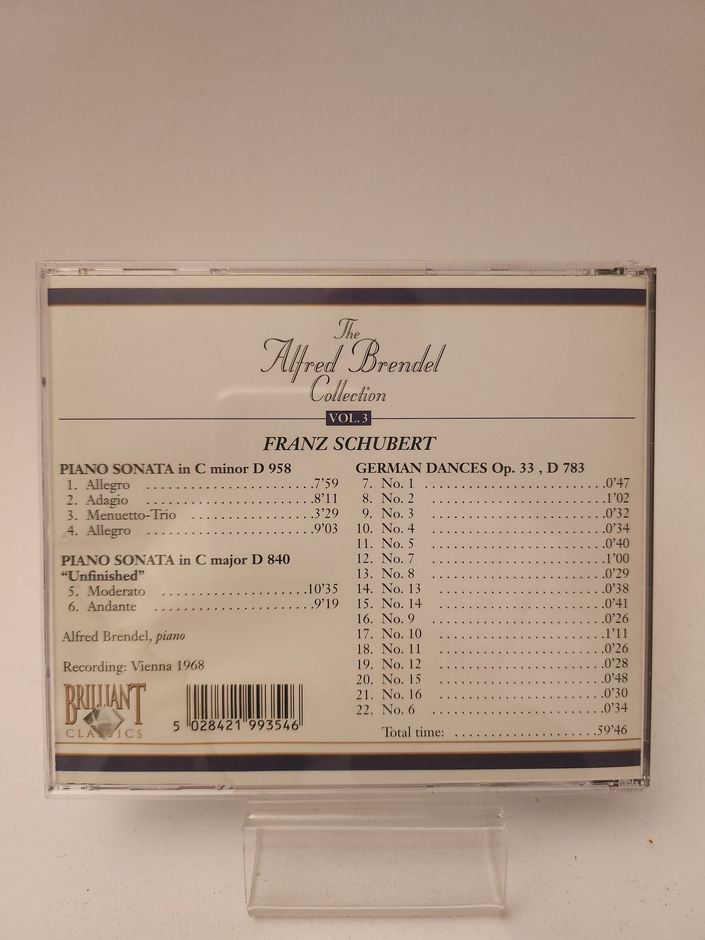 The Alfred Brendel Collection: Franz Schubert CD - Cd