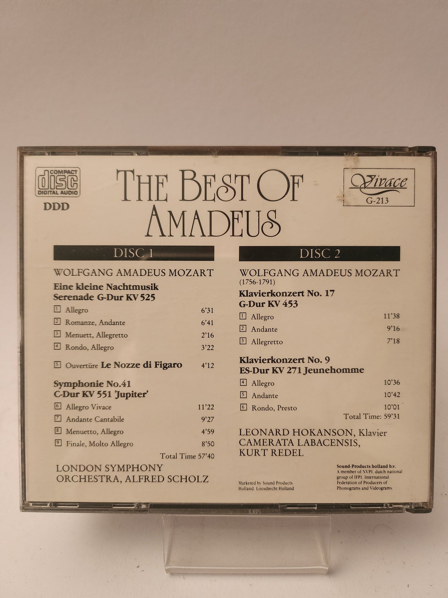The Best of Amadeus CD - Cd