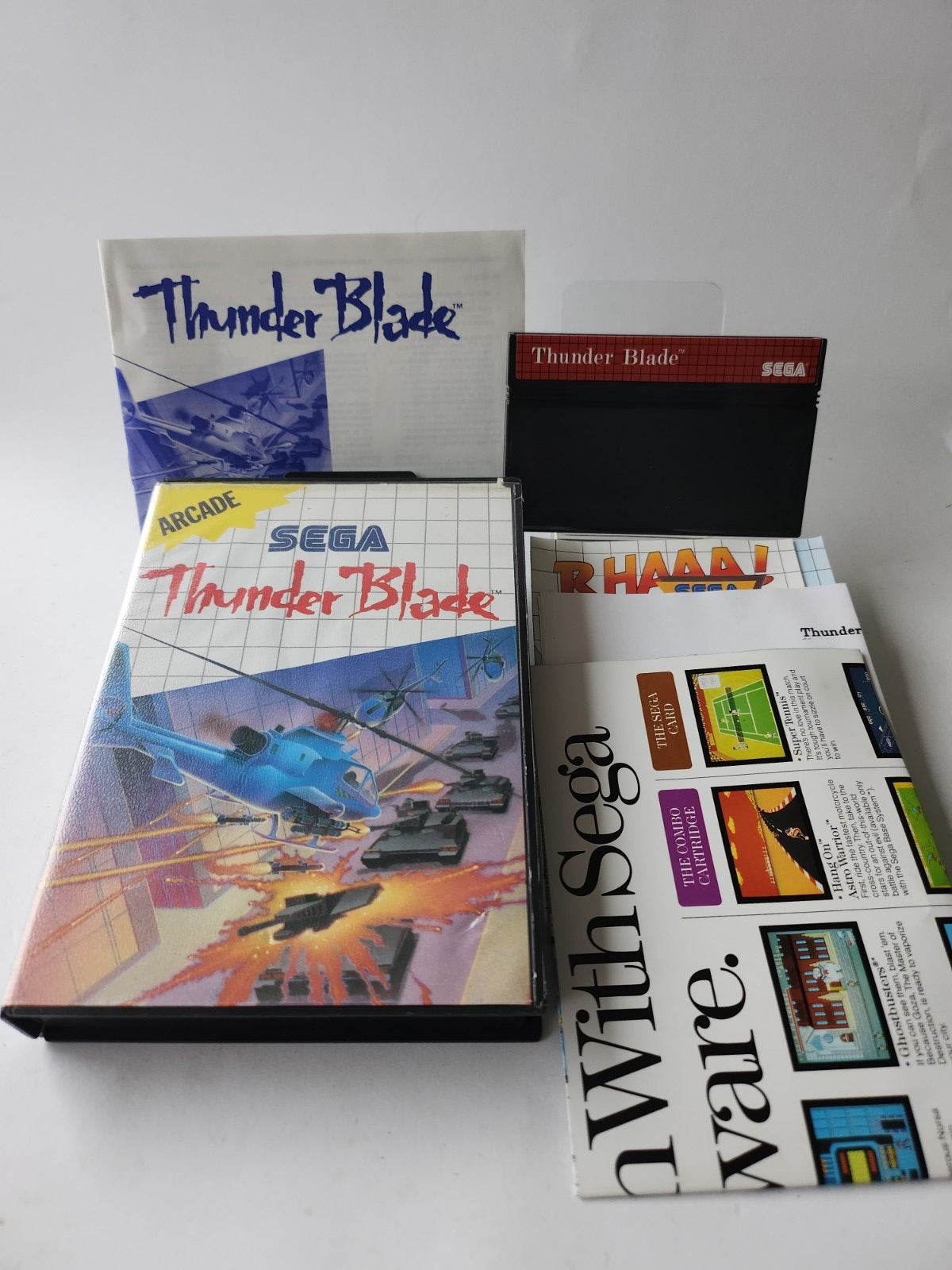 Thunder Blade Sega Master - Feniks Gameshop