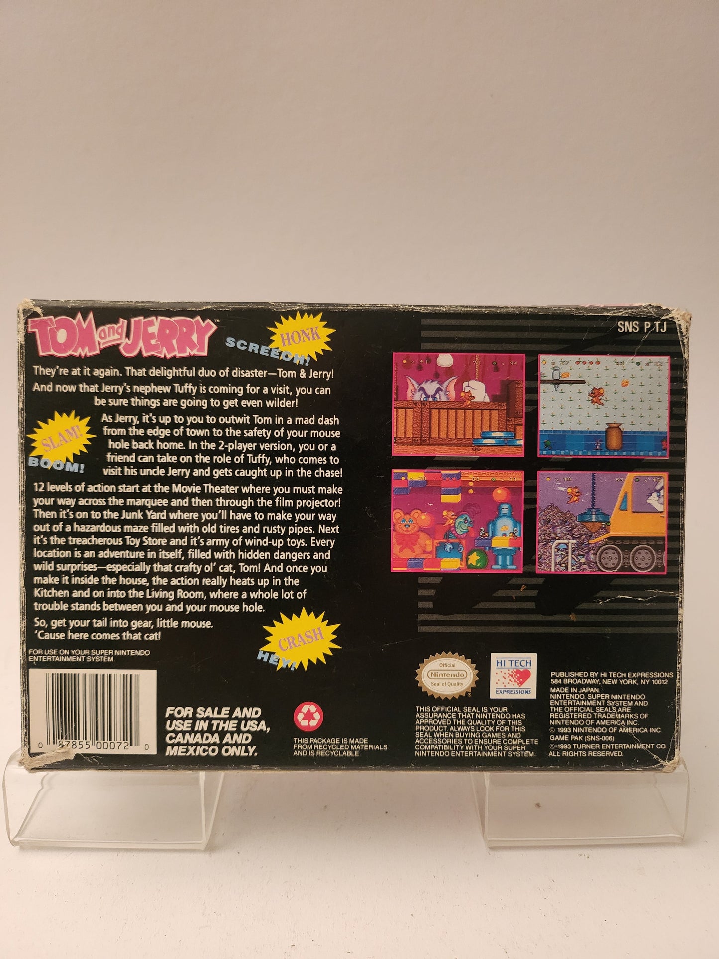 Tom and Jerry SNES Compleet in Doos (NTSC) - Nintendo SNES Games