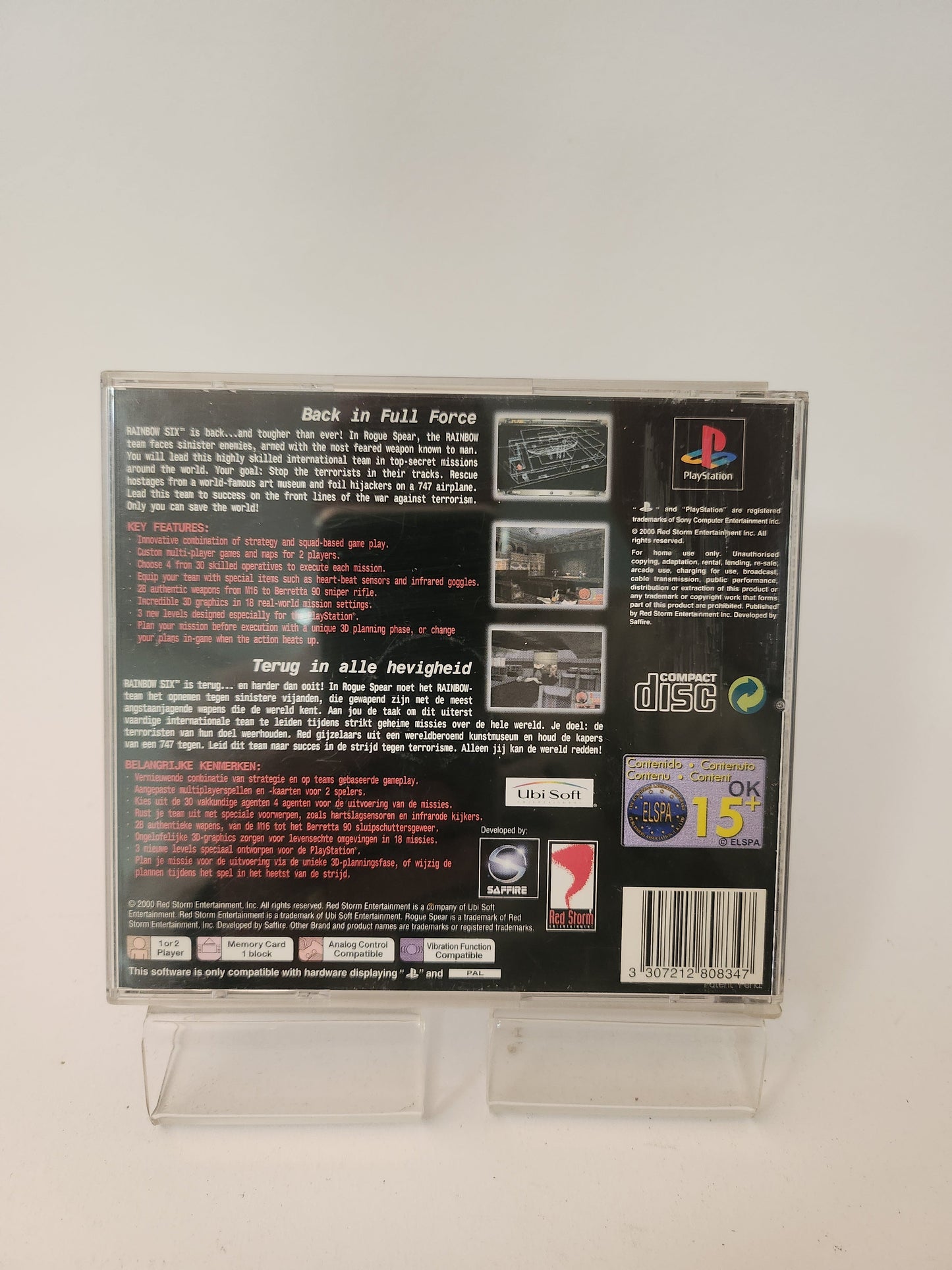Tom Clancy’s Rainbow Six Rogue Spear Playstation 1 - Playstation 1 Games