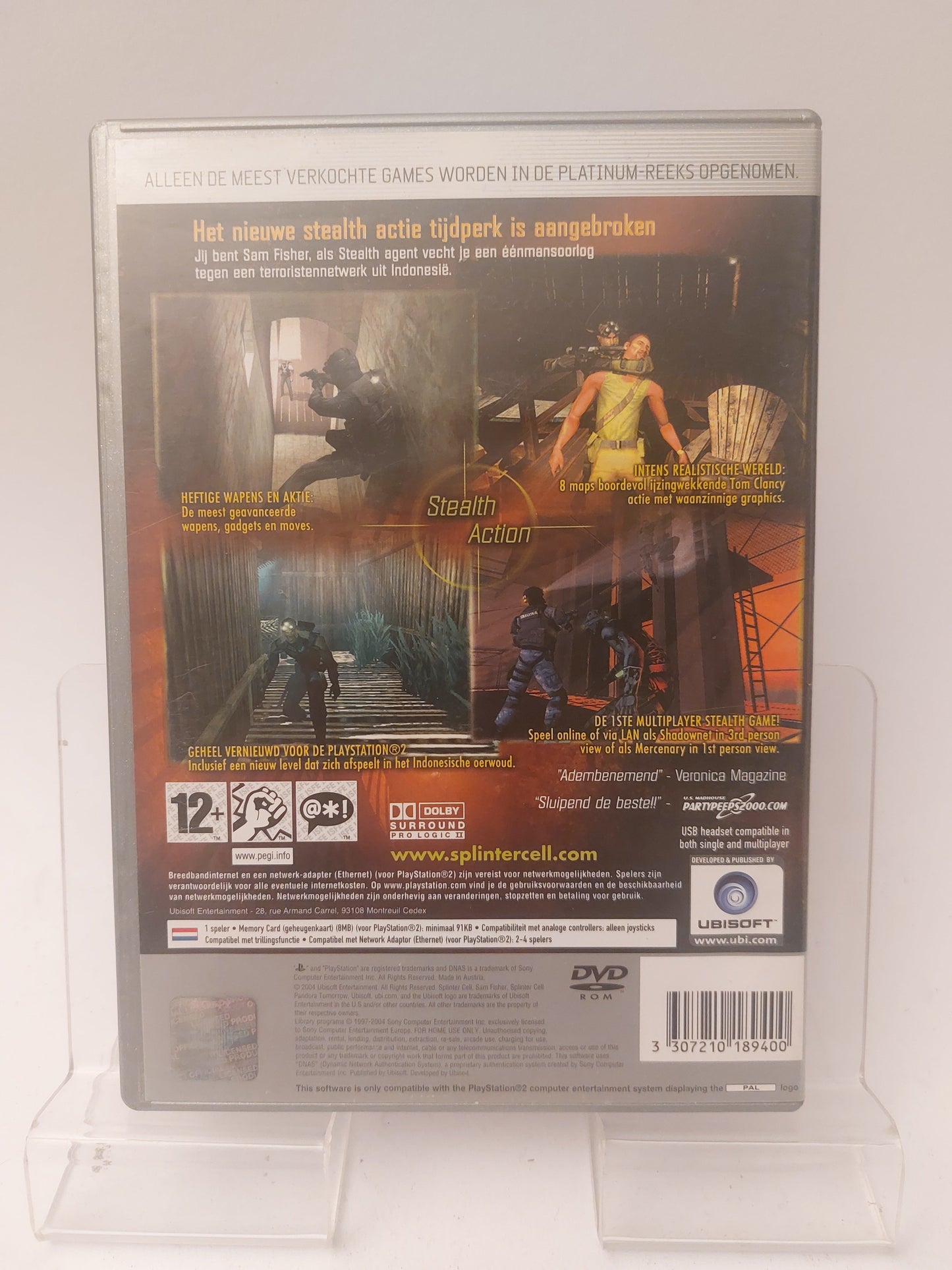 Tom Clancy’s Splinter Cell Pandora Tomorrow Platinum Playstation 2 - Playstation 2 Games