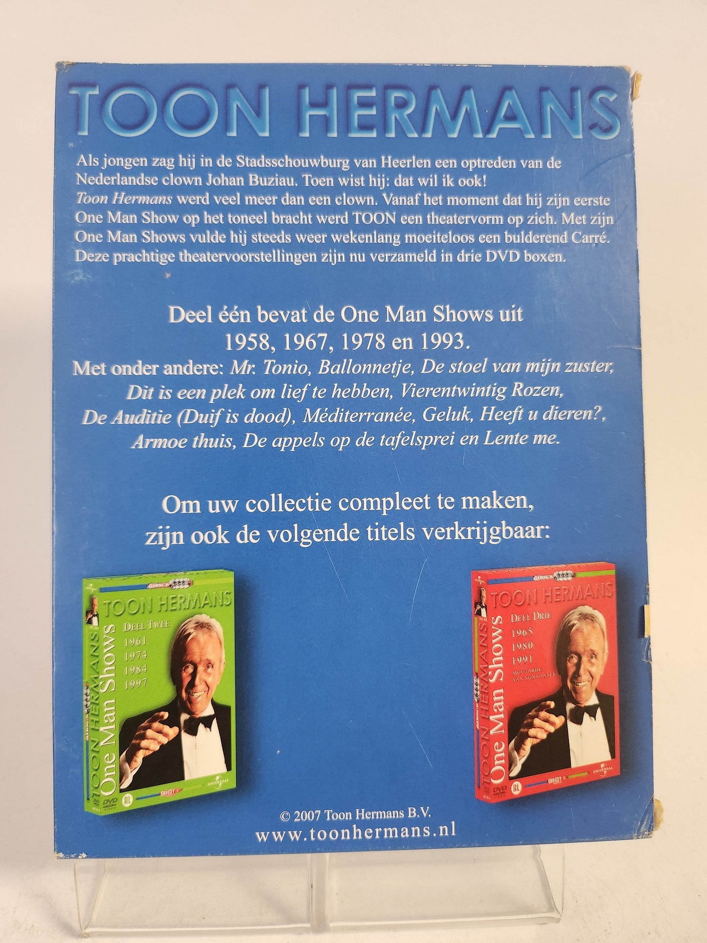 Toon Hermans One Man Shows Deel 1 Box DVD - Feniks Gameshop