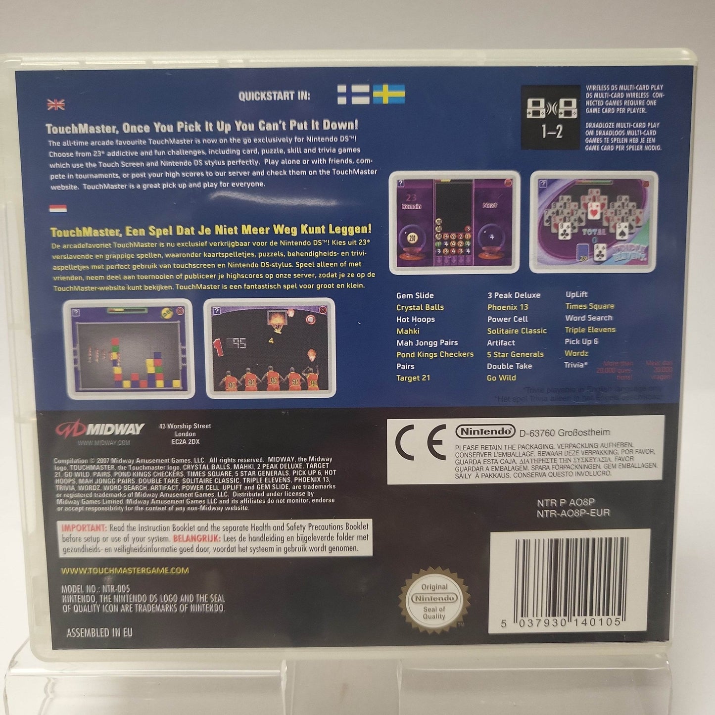 TouchMaster Nintendo DS - Feniks Gameshop