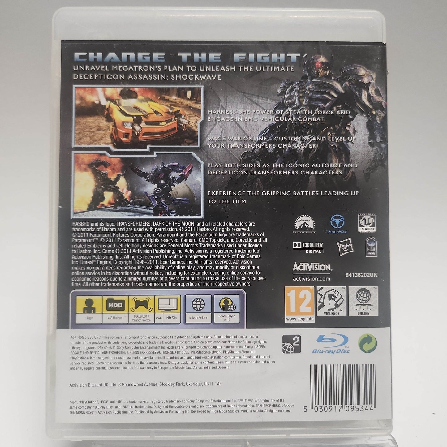 Transformers Dark of the Moon Playstation 3 - Feniks Gameshop