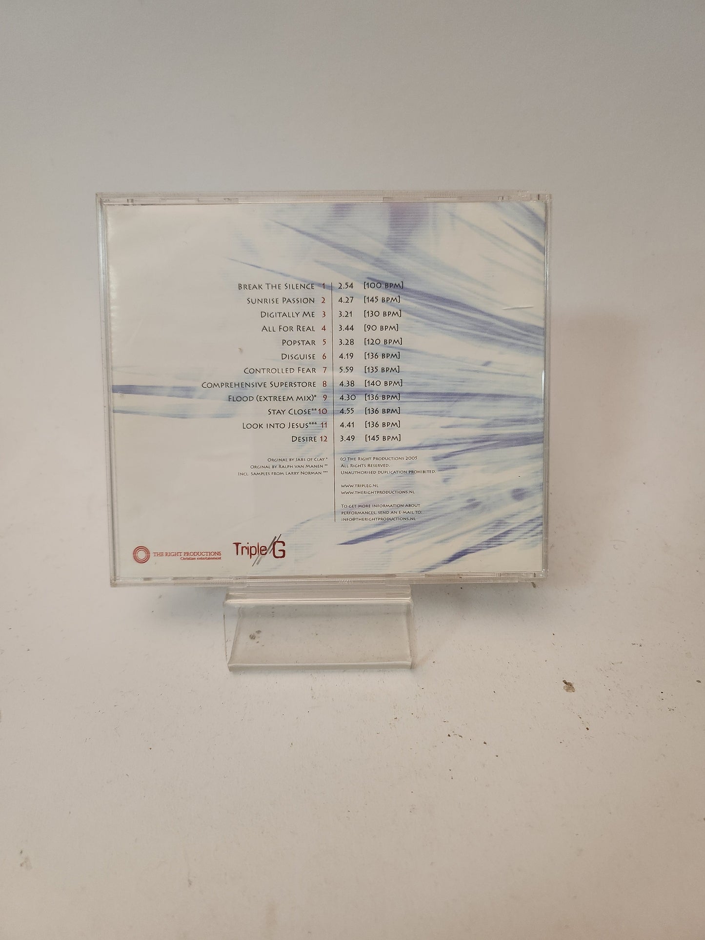 Triple G: Break the Silence CD - Cd