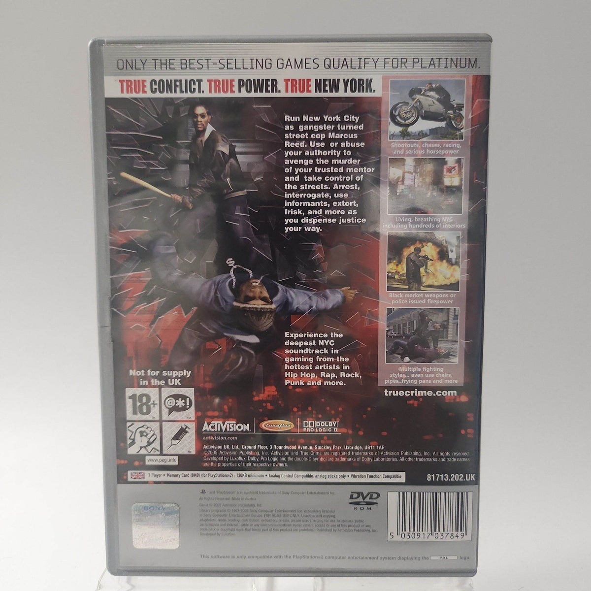 True Crime New York City Platinum Edition Playstation 2 - Feniks Gameshop