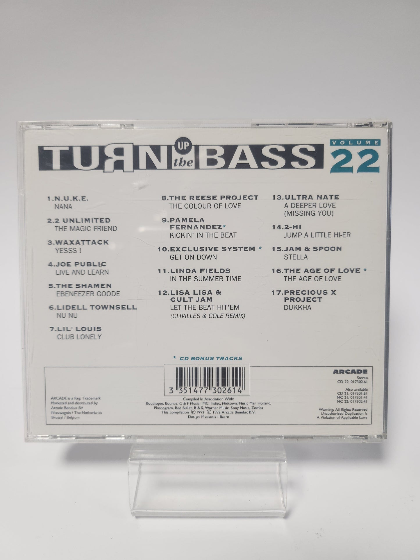 Turn Up the Bass 22 CD - Cd