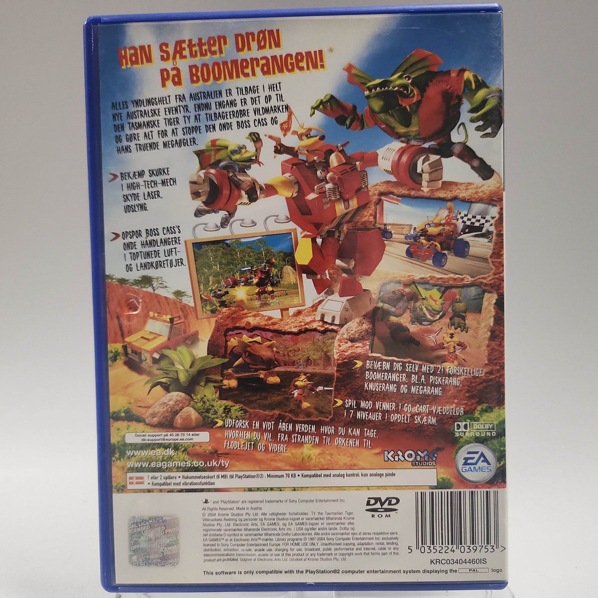 TY the Tasmanian Tiger 2: Vildmarkens Redning Playstation 2 - Feniks Gameshop