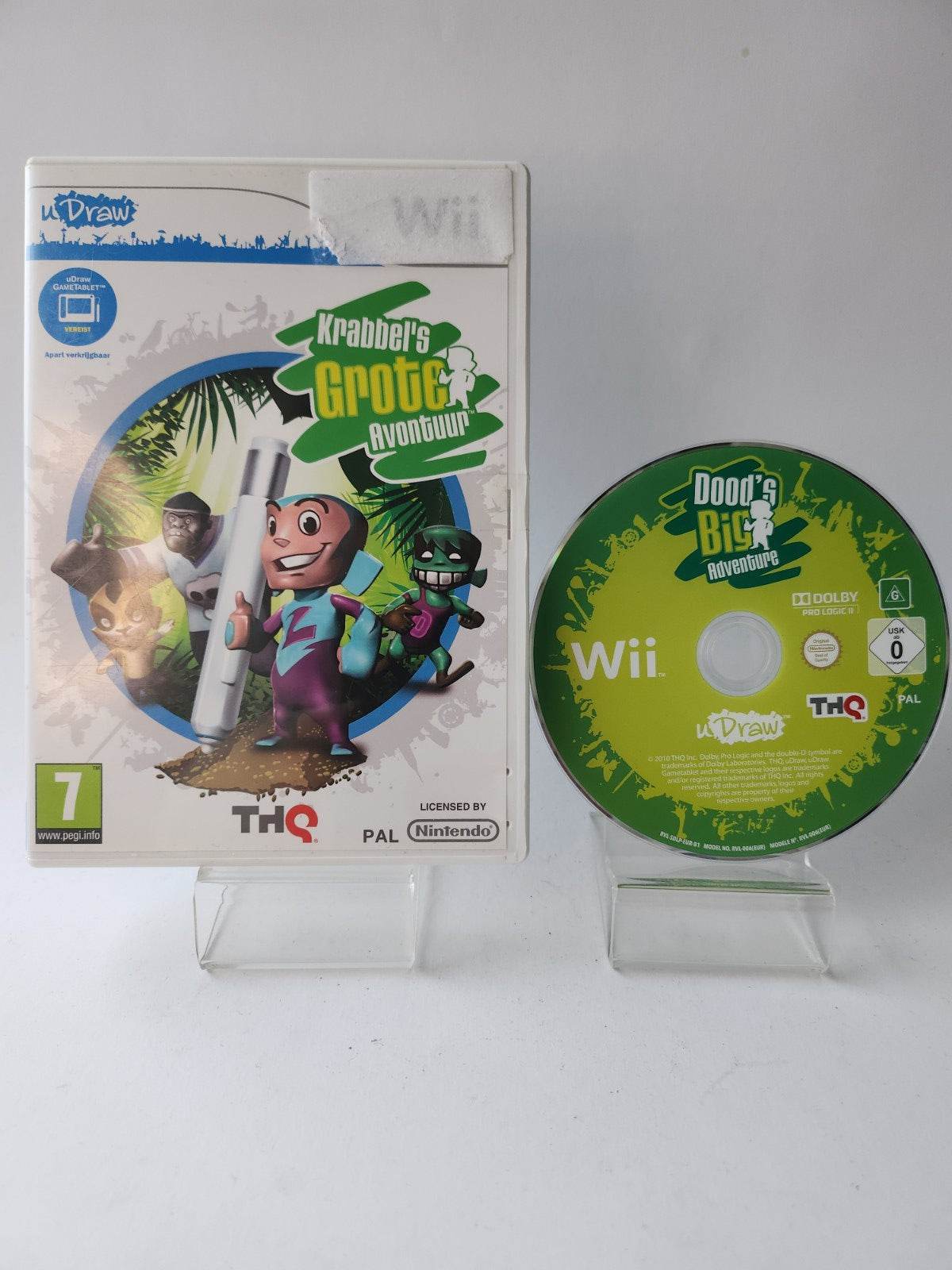 U Draw Krabbel's Grote Avontuur Nintendo Wii - Feniks Gameshop