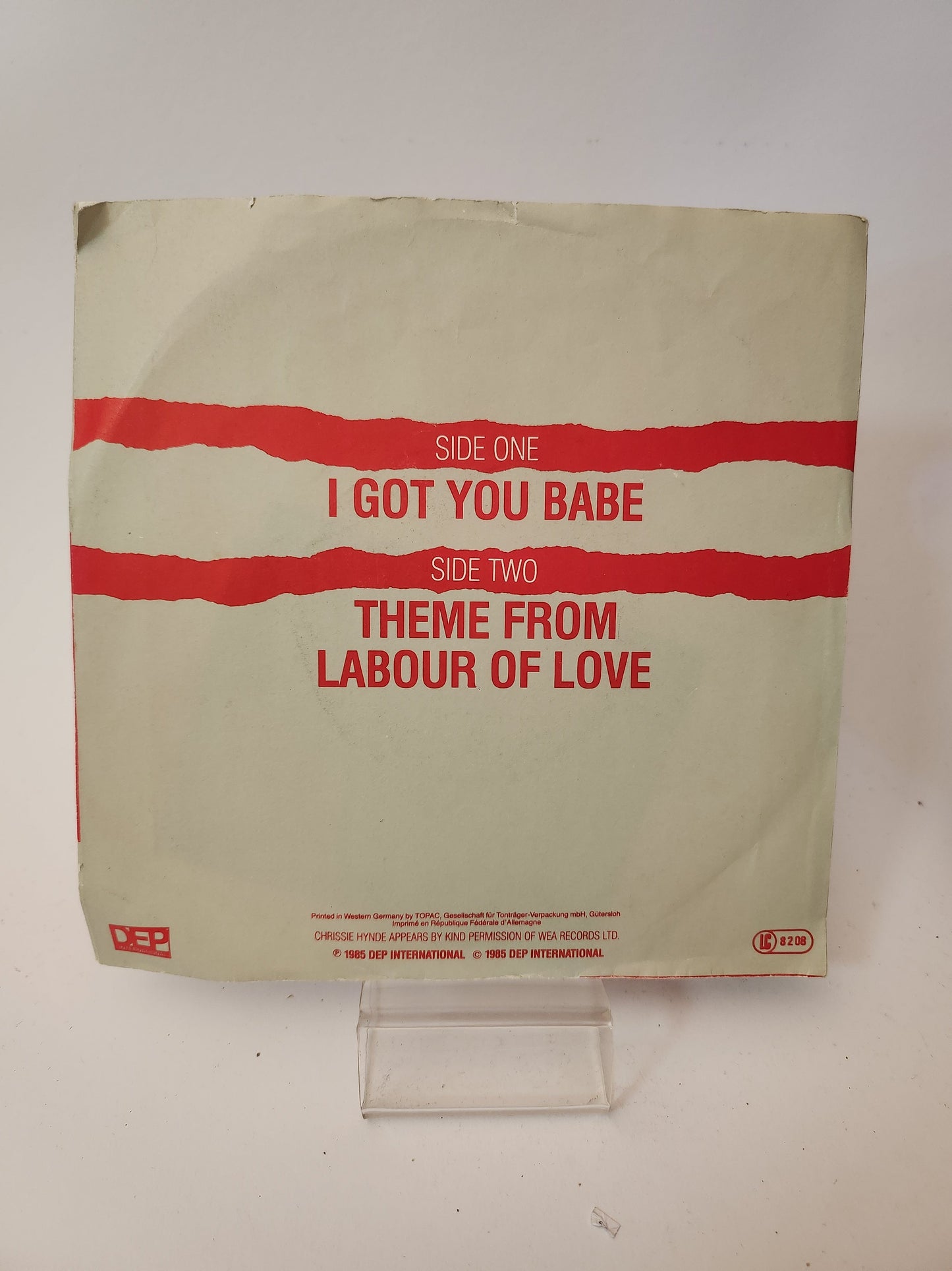 UB40: I got You Babe Single Vinyl - Single Vinyl