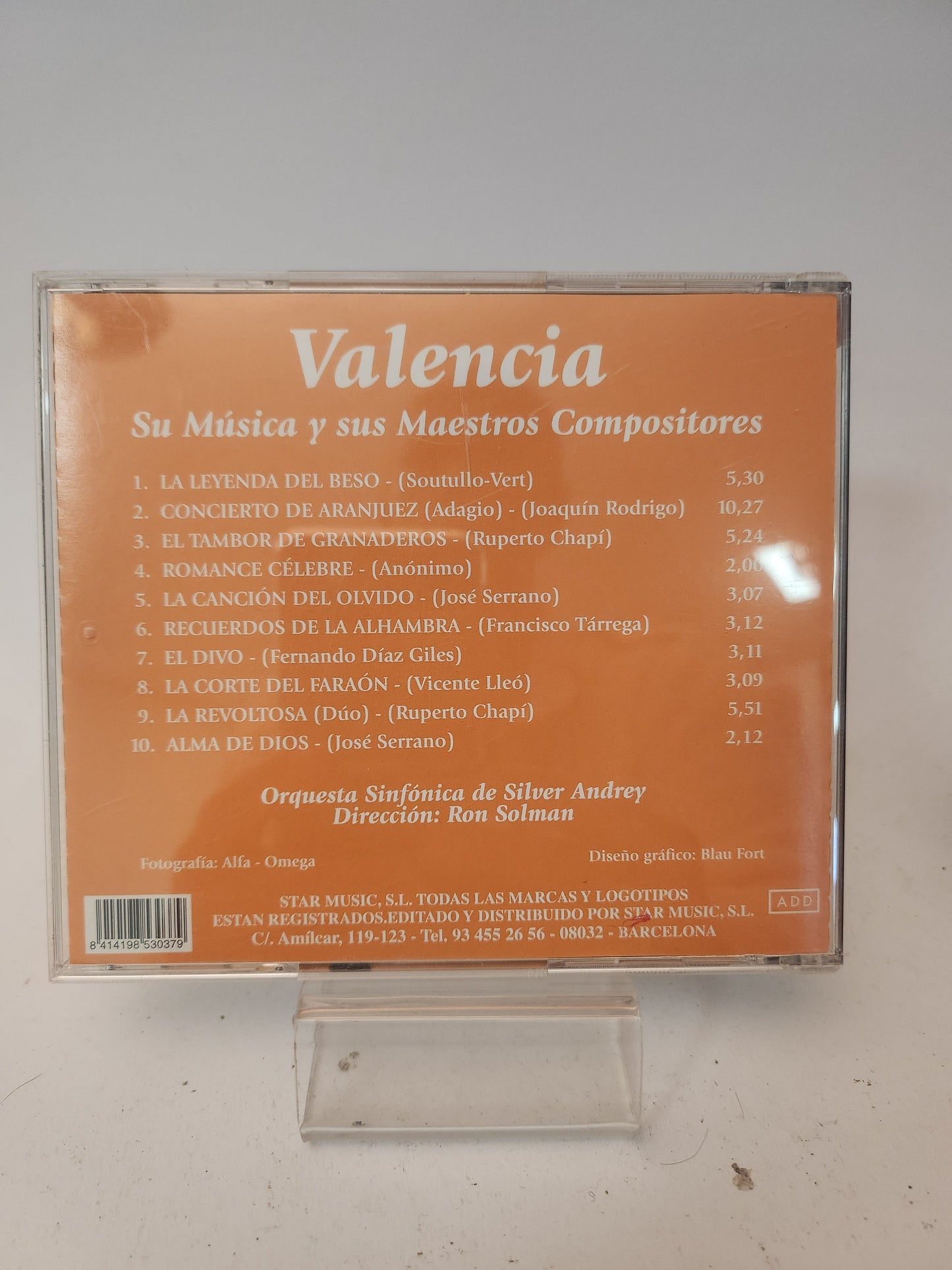 Valencia: Su Musica y sus Maestros Compositores CD - Cd