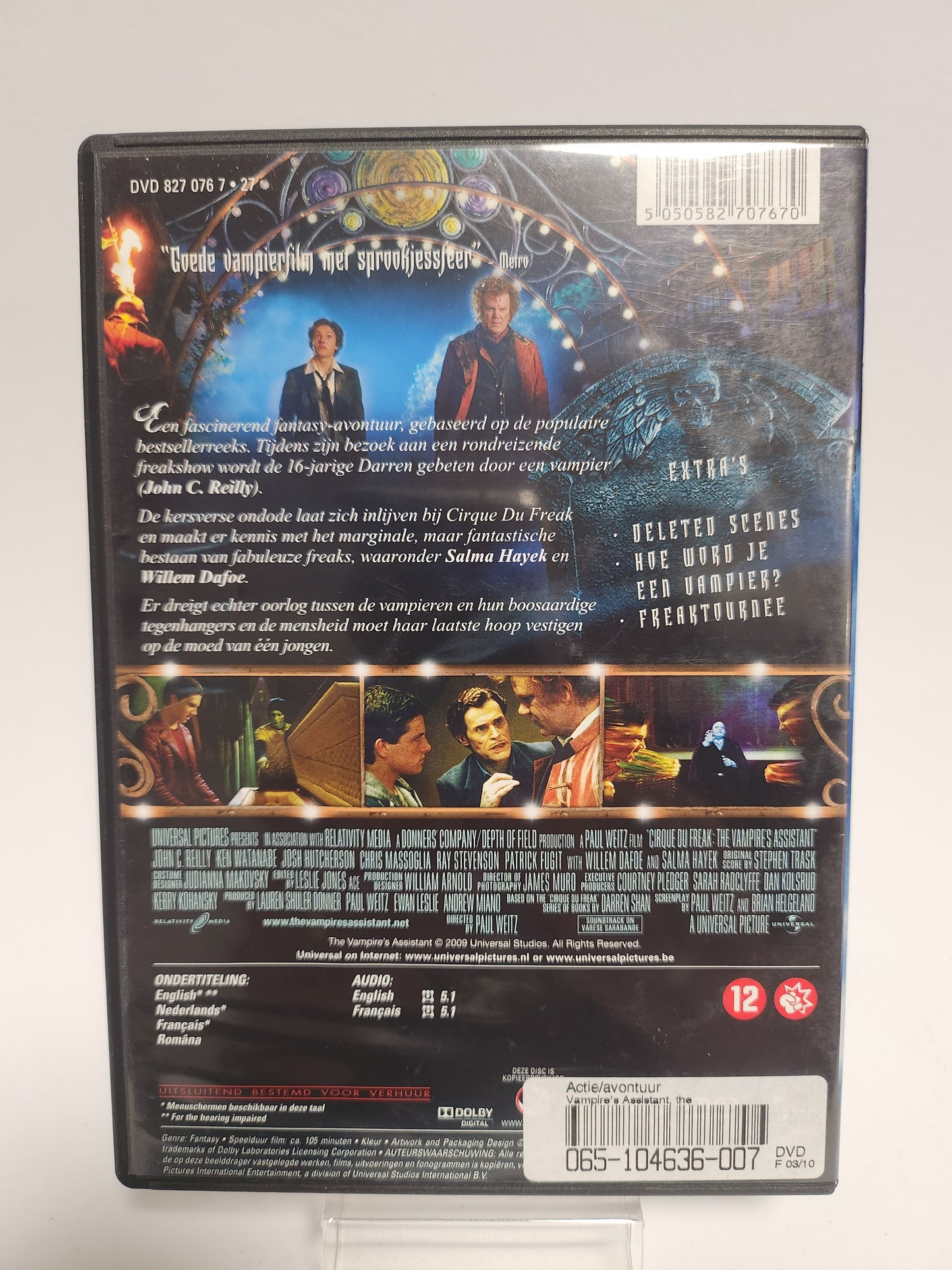 Vampire’s Assistant Dvd - Dvd Volwassenen