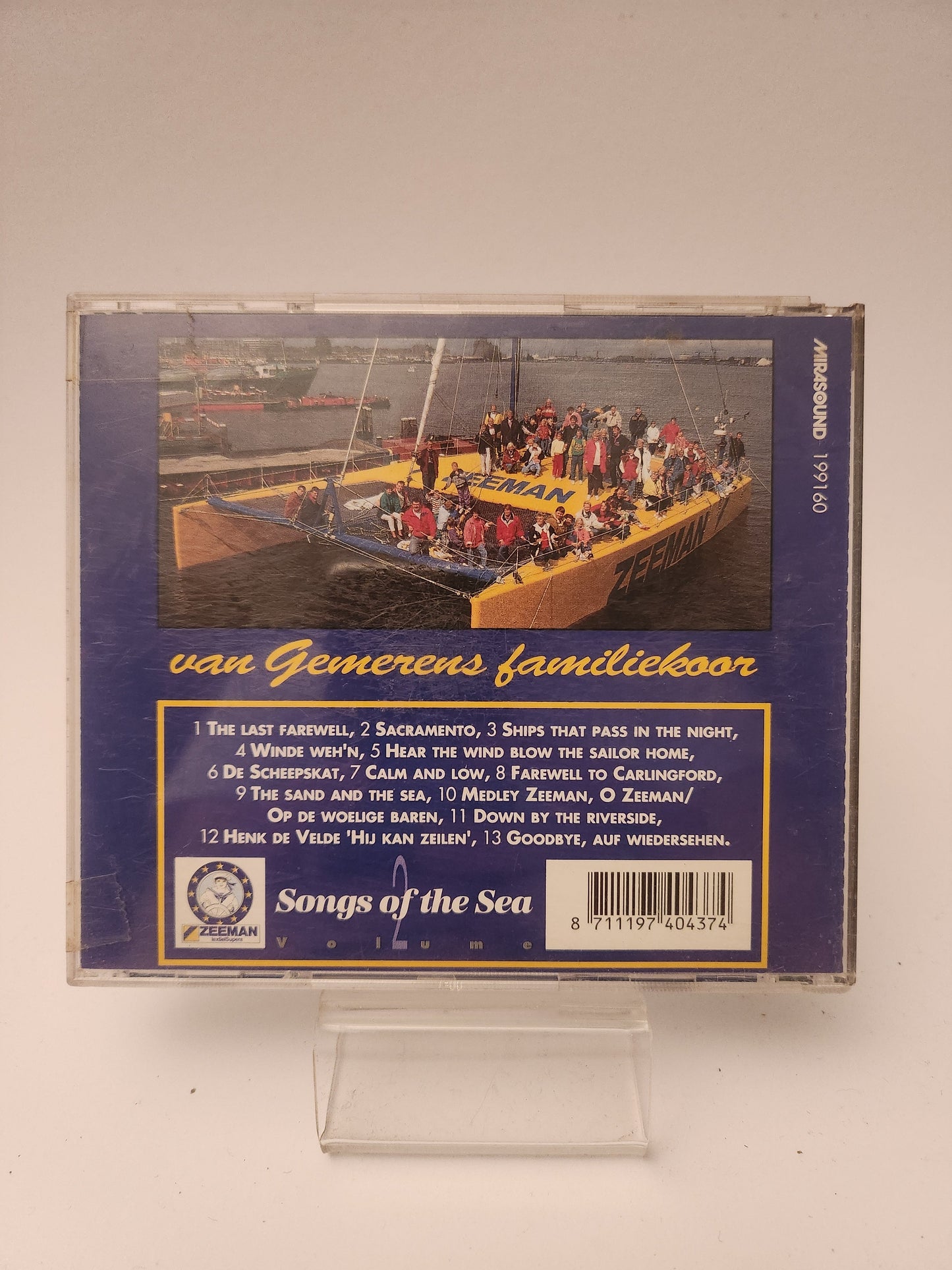 Van Gemerens Familiekoor: Songs of the Sea CD - Cd
