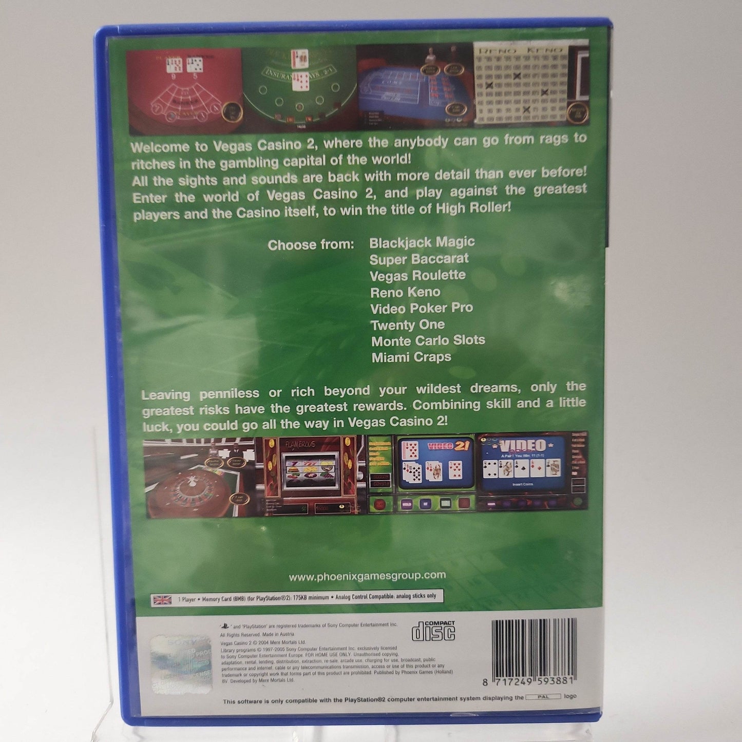 Vegas Casino 2 Playstation 2 - Feniks Gameshop