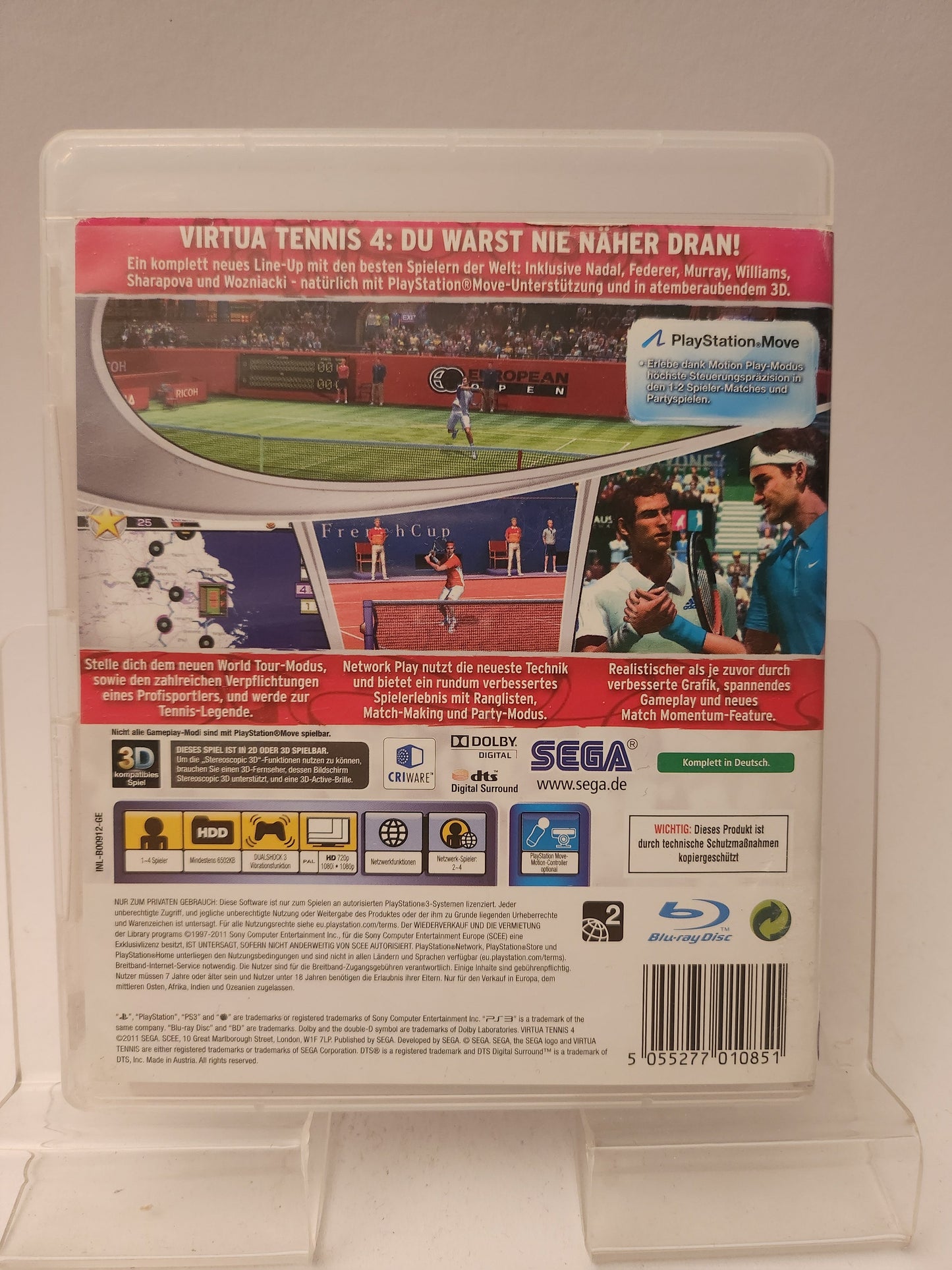 Virtua Tennis 4 Playstation 3 - playstation 3 Games