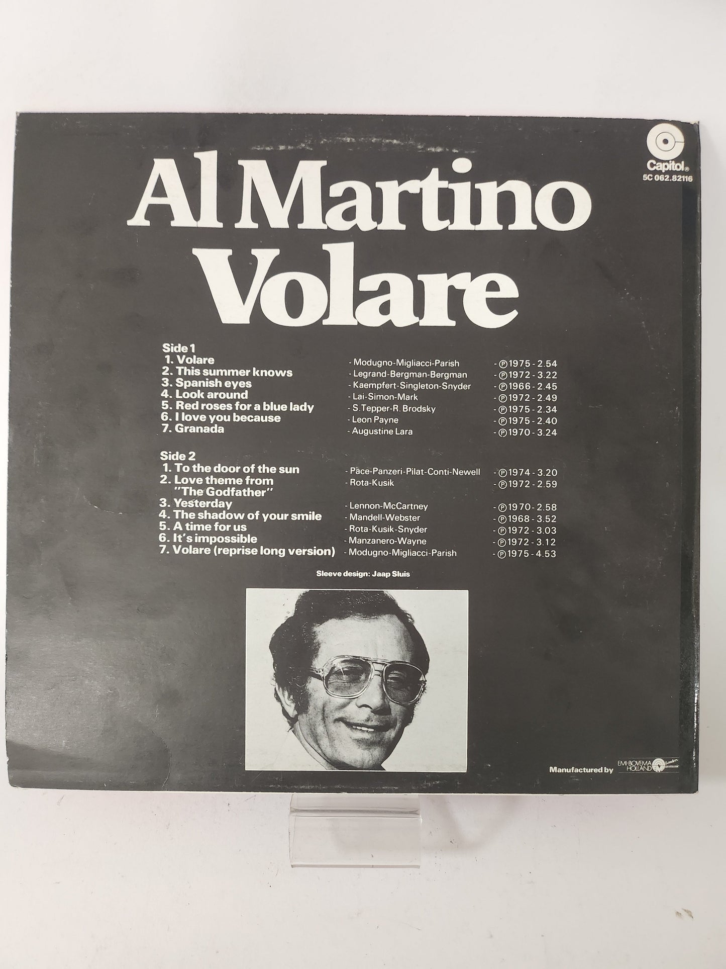 Volare: Al Martino LP Vinyl - Lp Vinyl