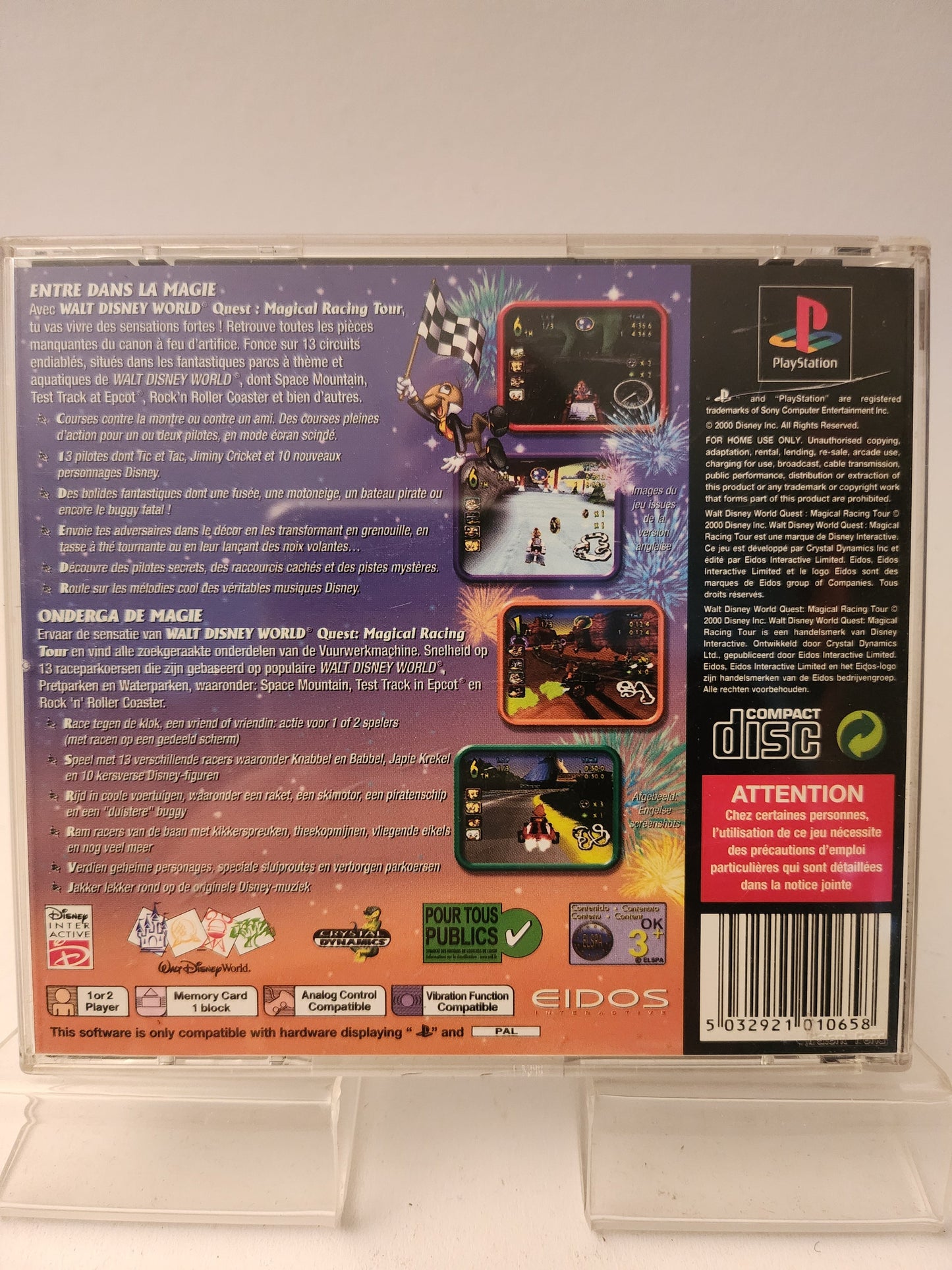 Walt Disney World Quest Magical Racing Tour Playstation 1 - Playstation 1 Games