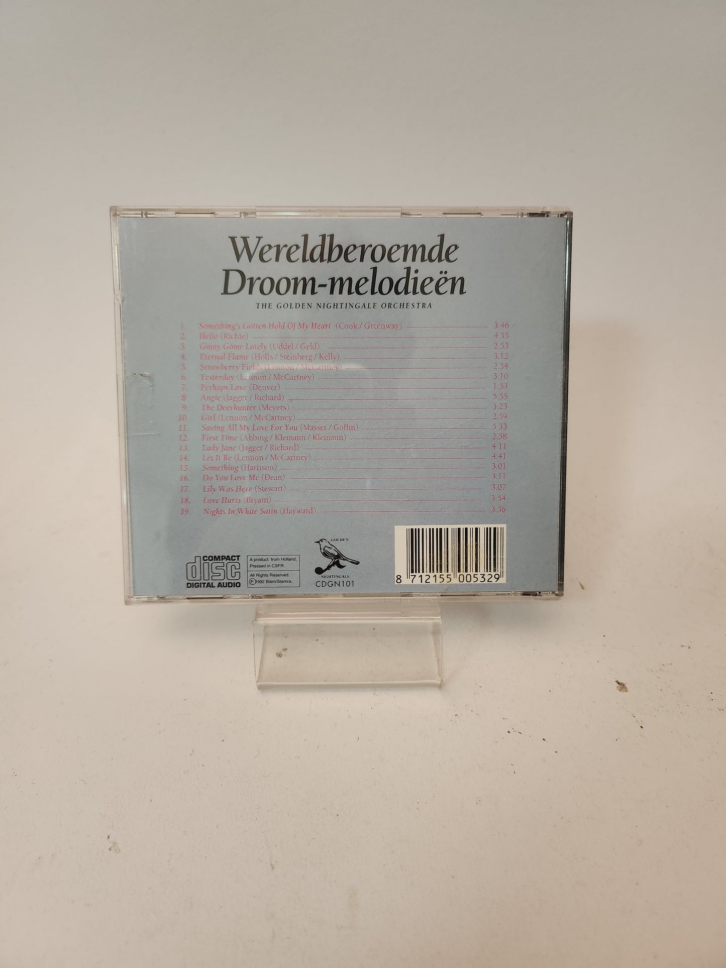 Wereldberoemde Droom-Melodieën: the Golden Nightingale Orchestra CD - Cd