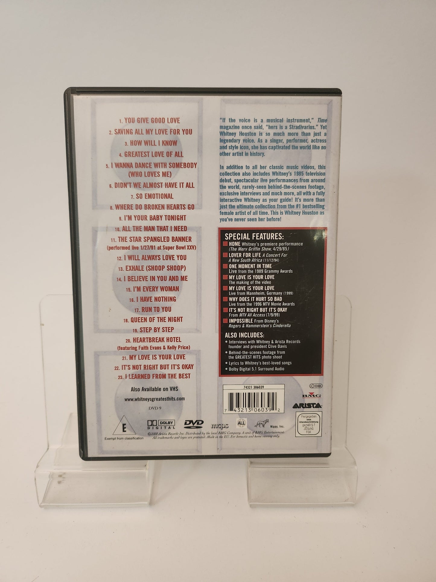 Whitney: the Greatest Hits DVD Muziek - Dvd Muziek