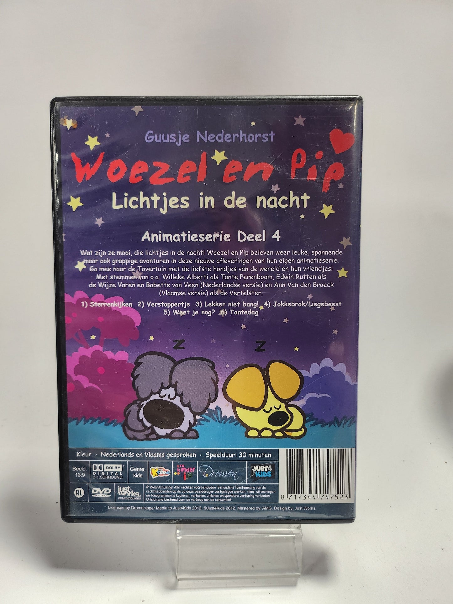Woezel en Pip: Lichtjes in de Nacht Deel 4 Dvd Kids - Dvd kids
