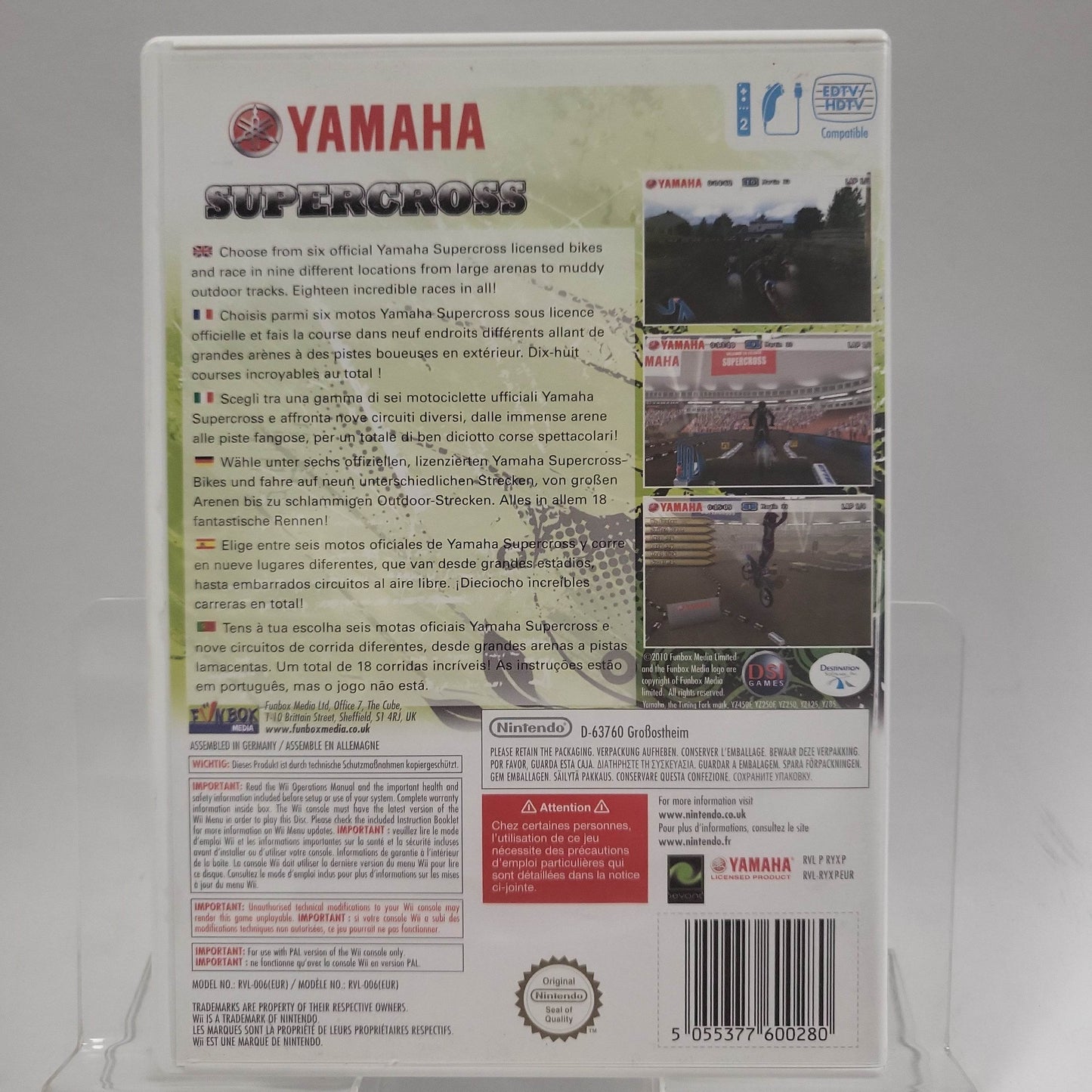 Yamaha Supercross Nintendo Wii - Feniks Gameshop