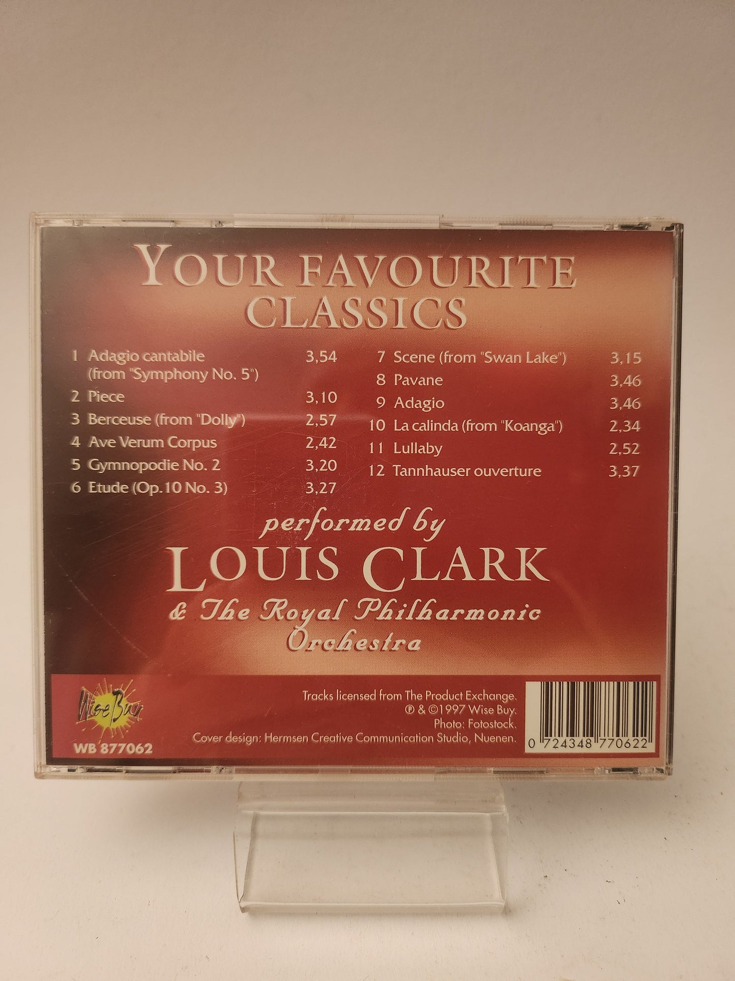 Your Favorite Classics by Louis Clark CD - Cd