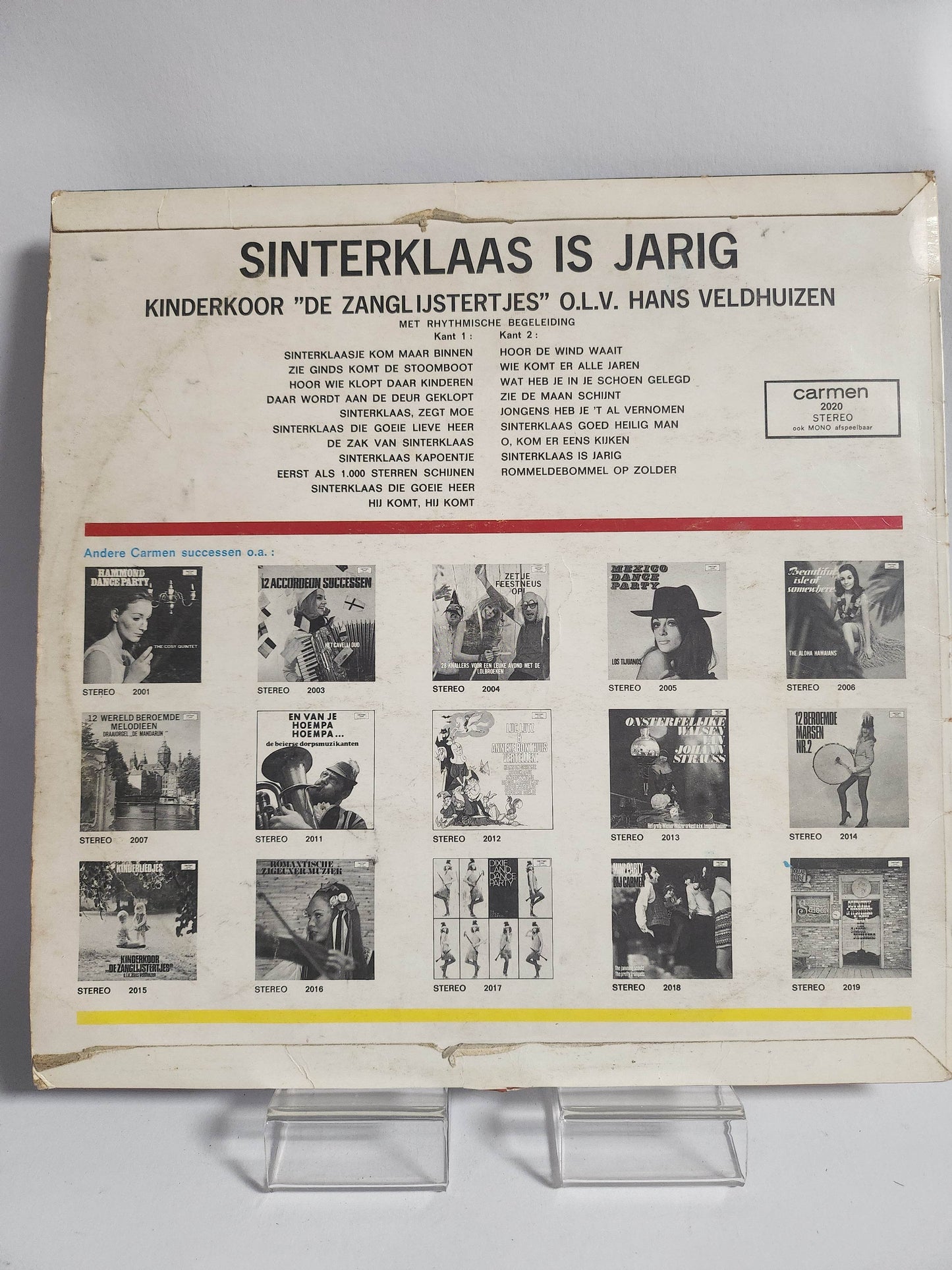 Zanglijstertjes: Sinterklaas is jarig LP Vinyl - Feniks Gameshop