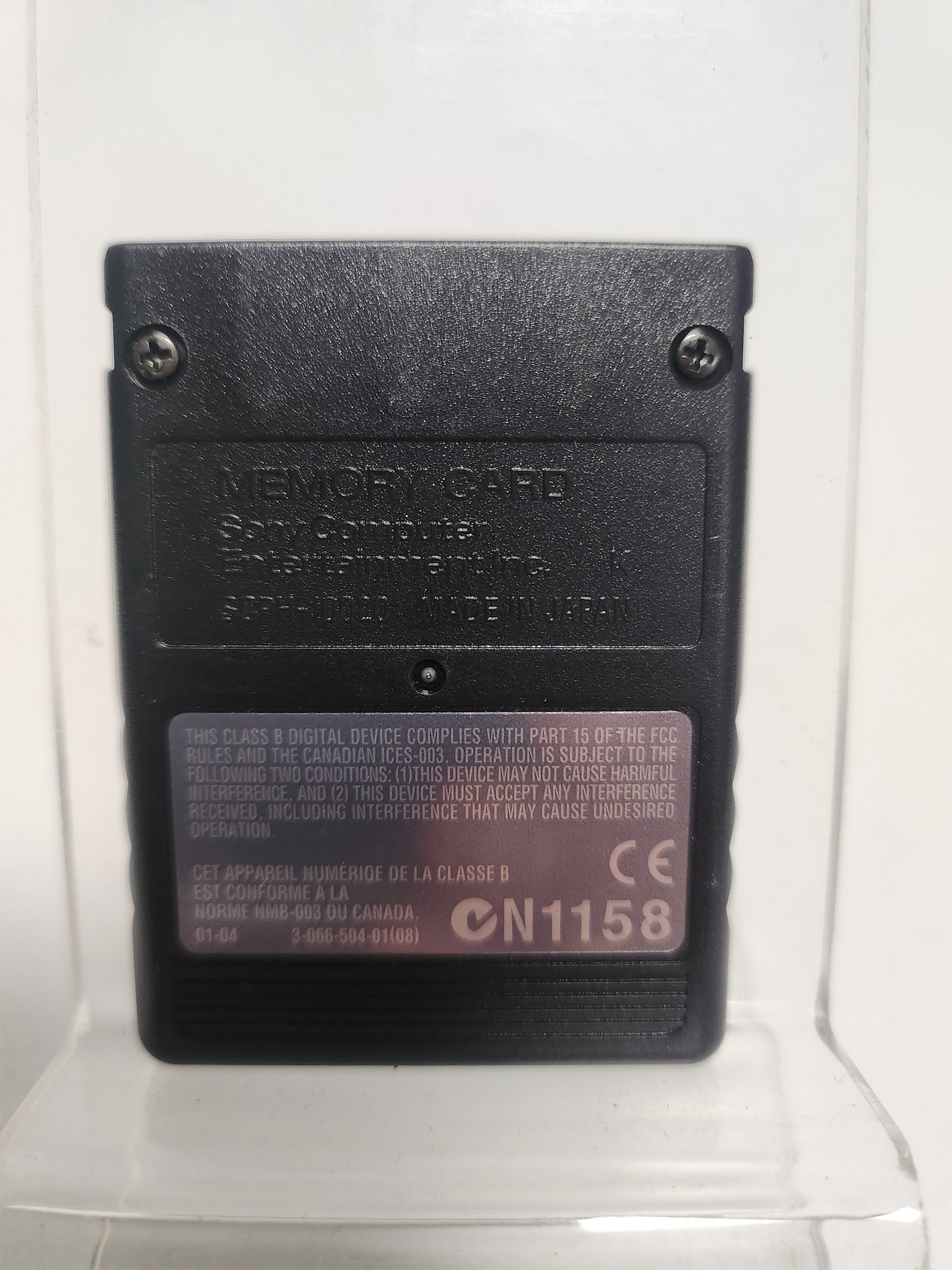 Zwarte Memory Card 8MB Playstation 2 - Playstation 2 Accessoires