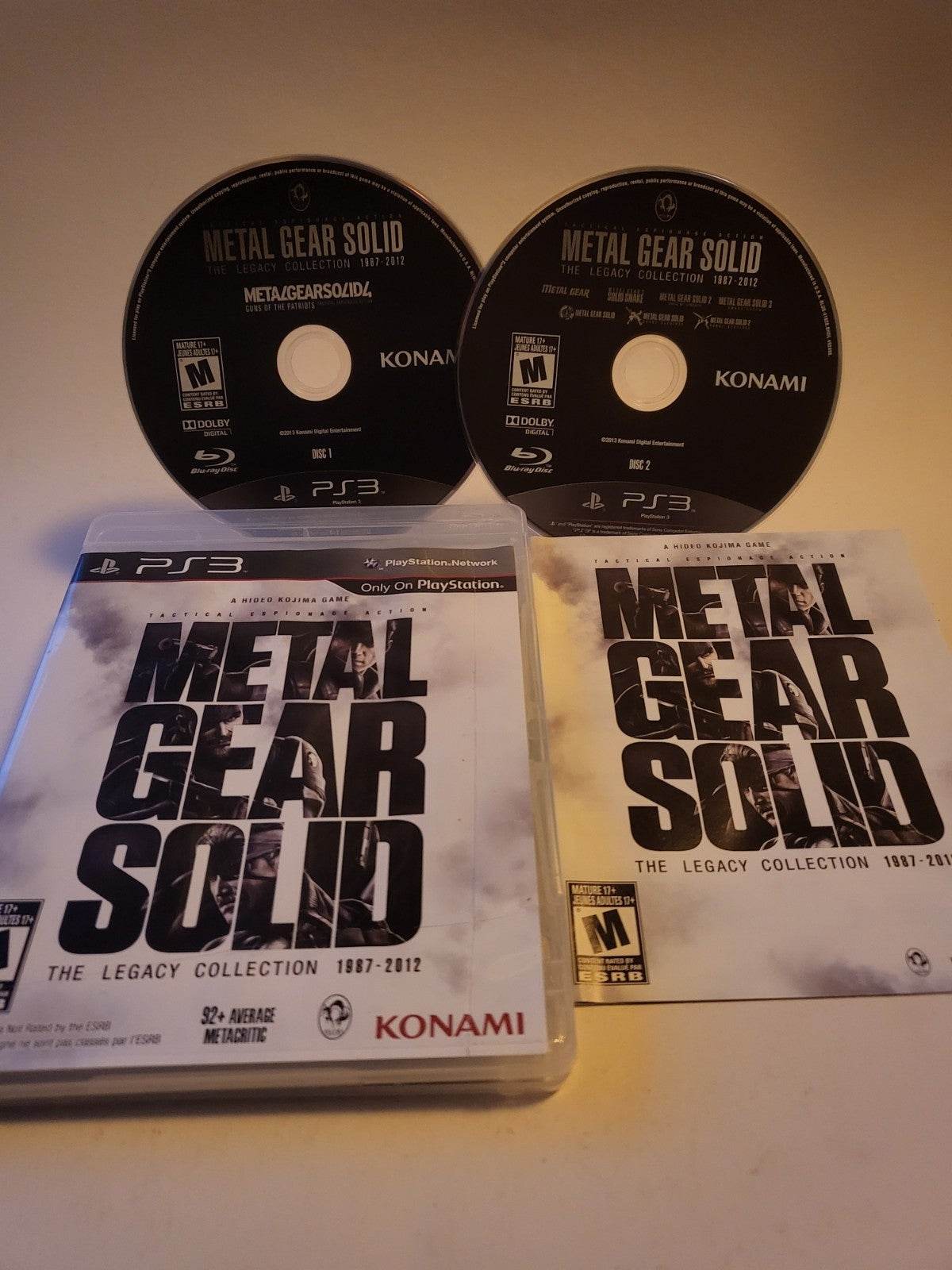 Metal Gear Solid Tactical Esp Legacy Collection PS3 - Feniks Gameshop