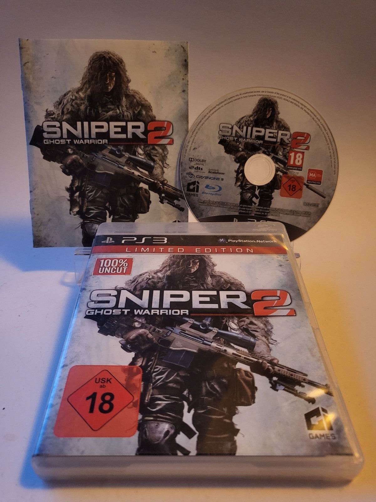 Sniper Ghost Warrior 2 100% Uncut Limited Edition Playstation 3 - Feniks Gameshop