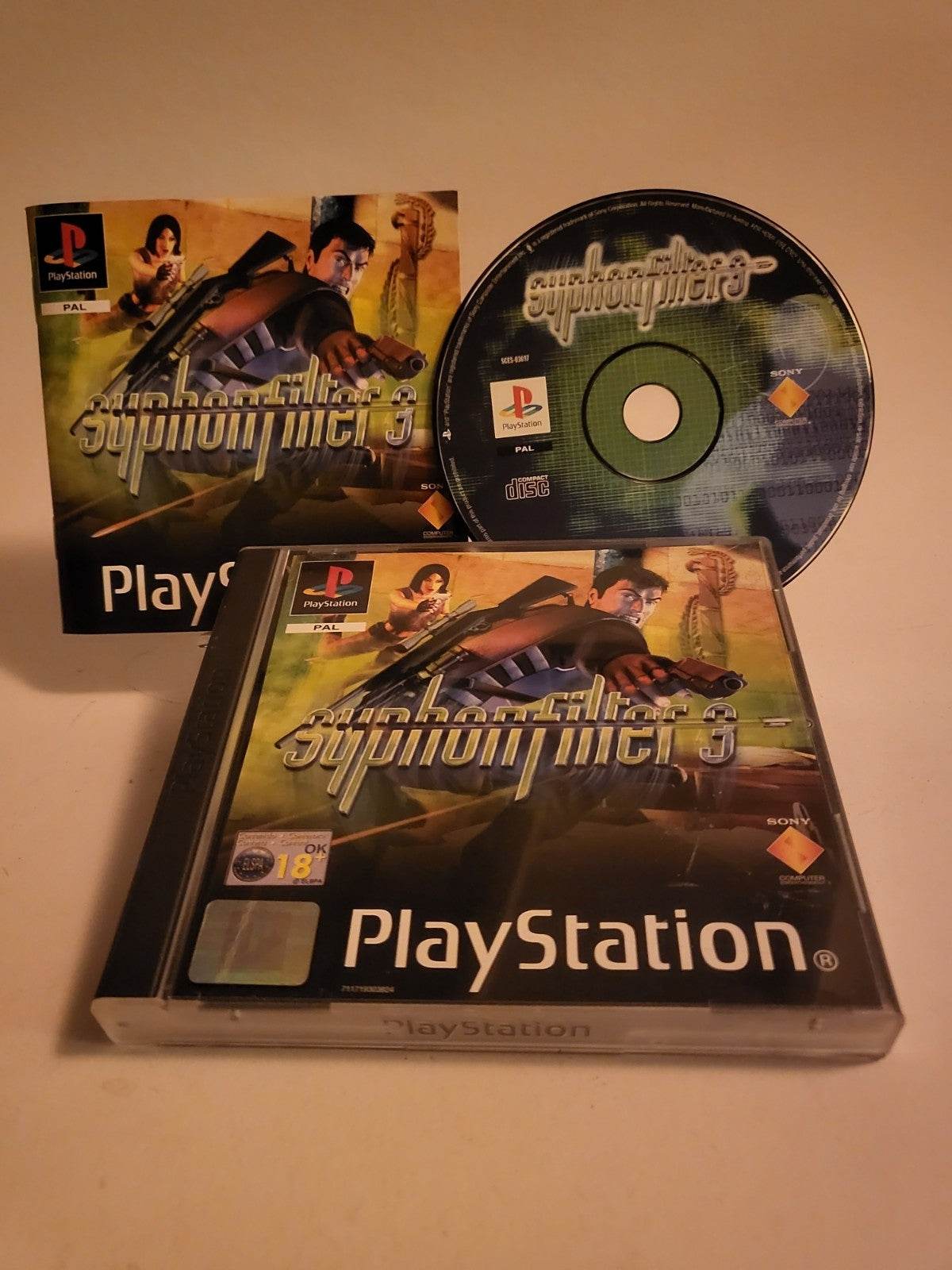 Syphon Filter 3 Playstation 1 - Feniks Gameshop
