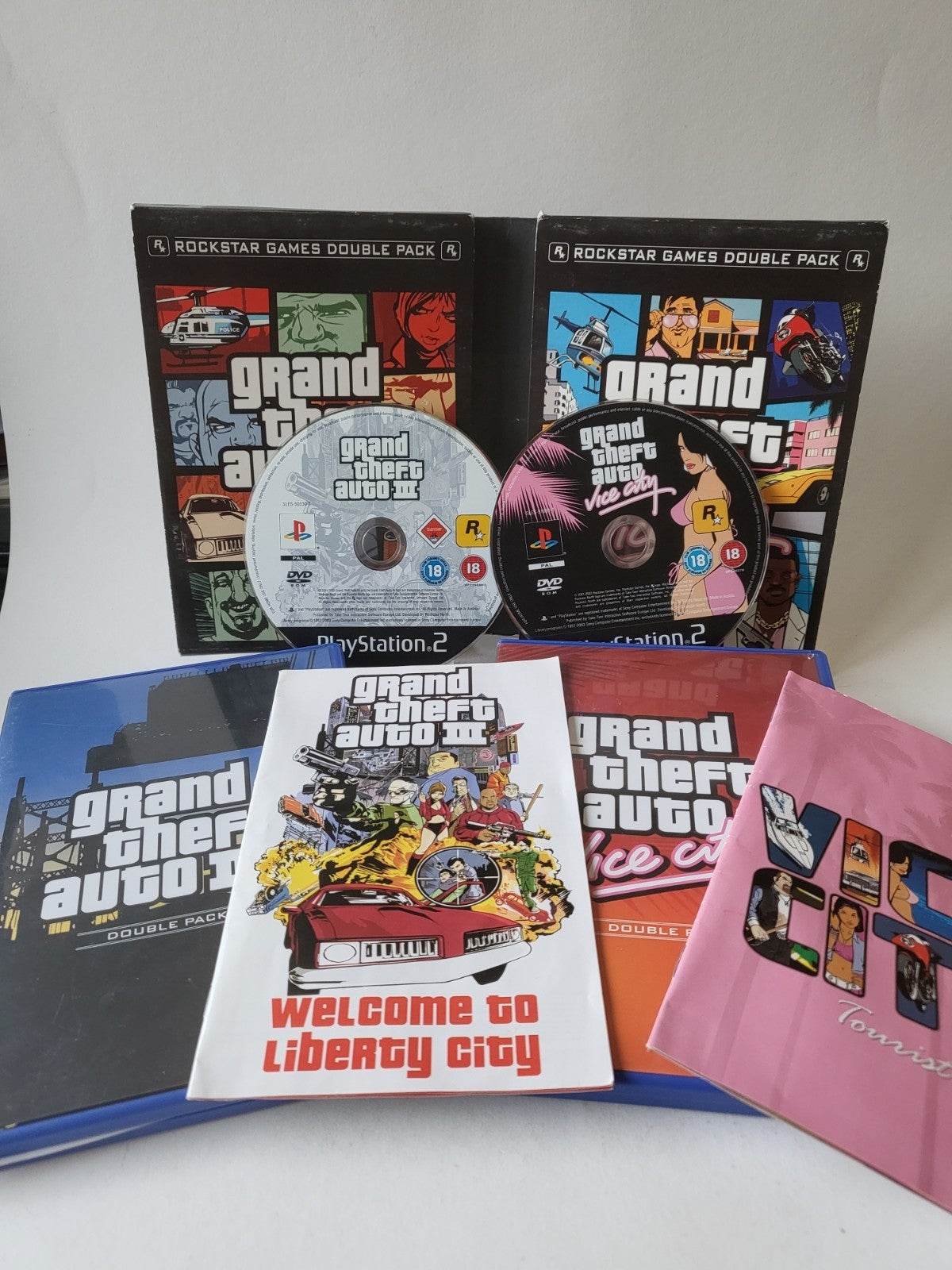 Grand Theft Auto Double Pack Playstation 2 - Feniks Gameshop