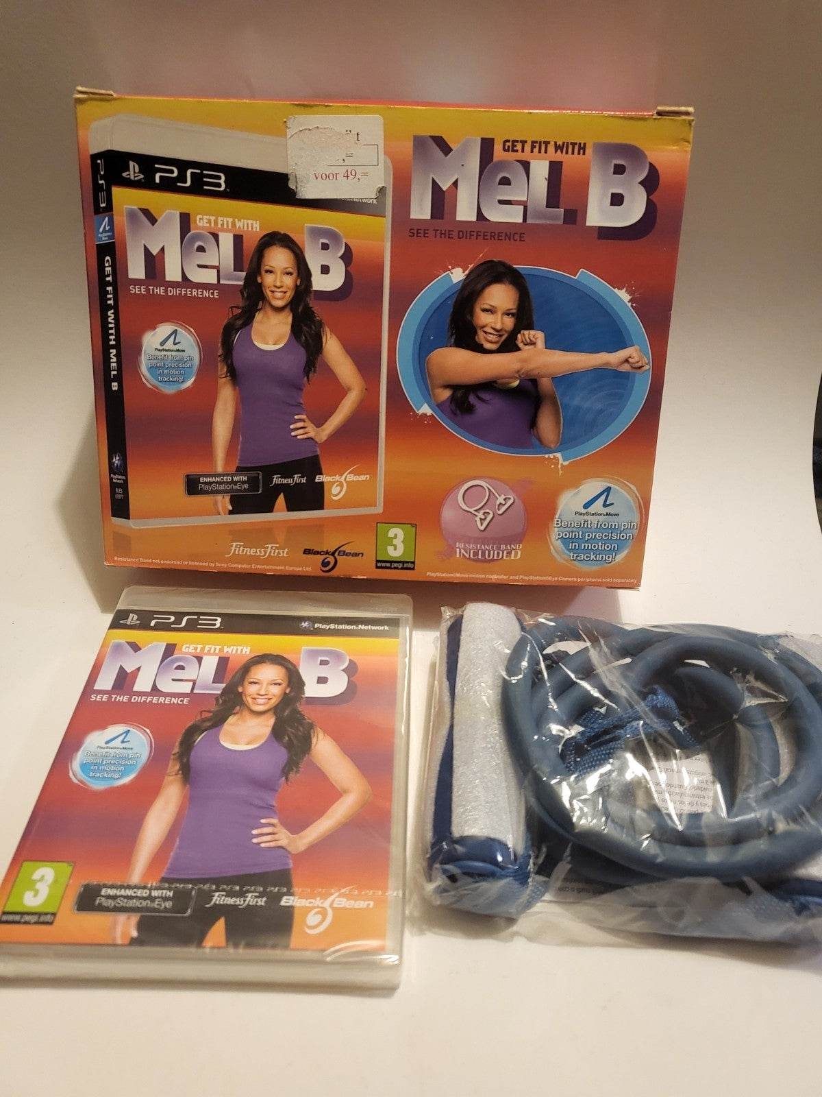 Get Fit with Mel B geseald compleet in doos Playstation 3 - Feniks Gameshop