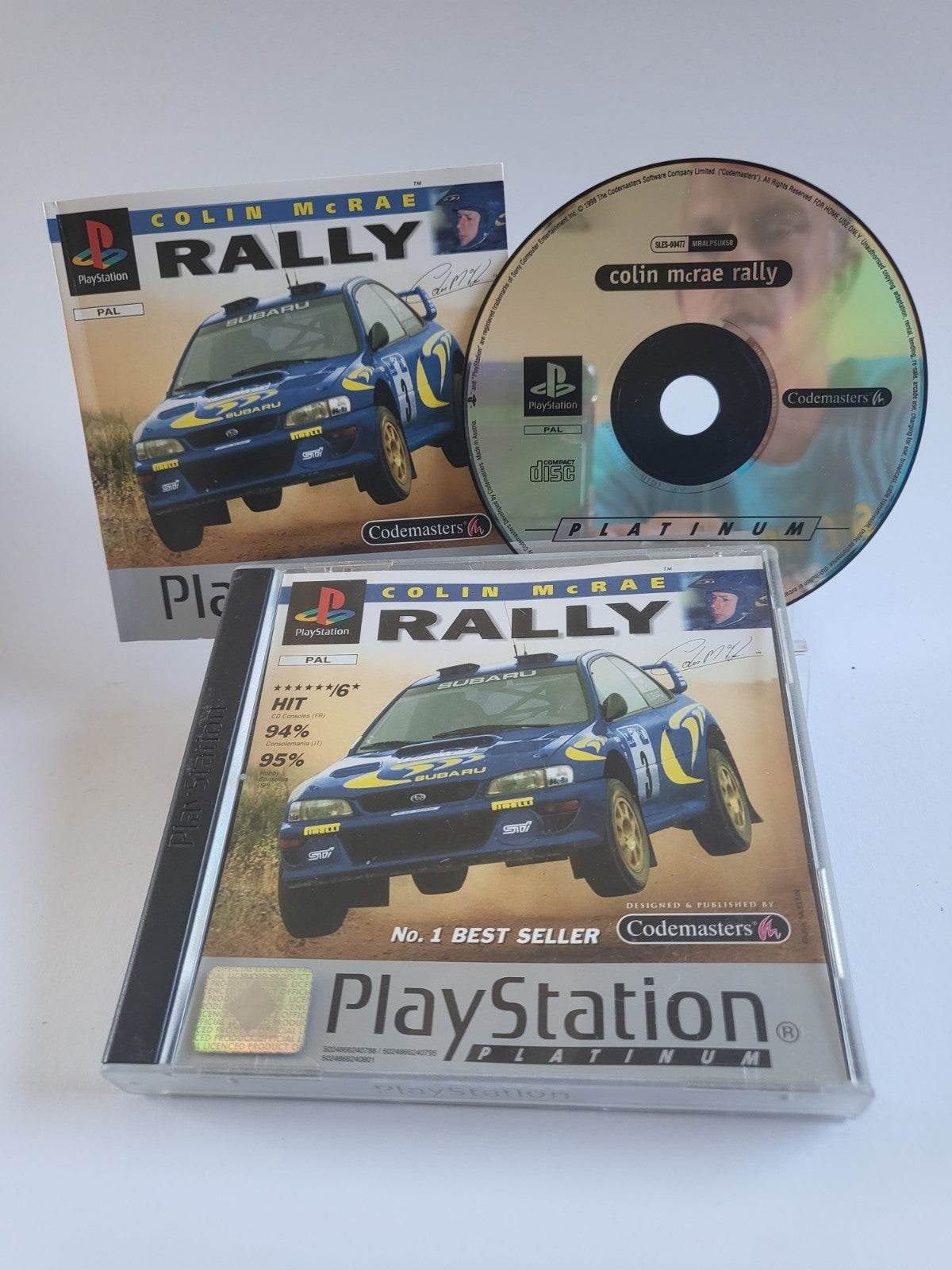 Colin McRae Rally Platinum Playstation 1 - Feniks Gameshop