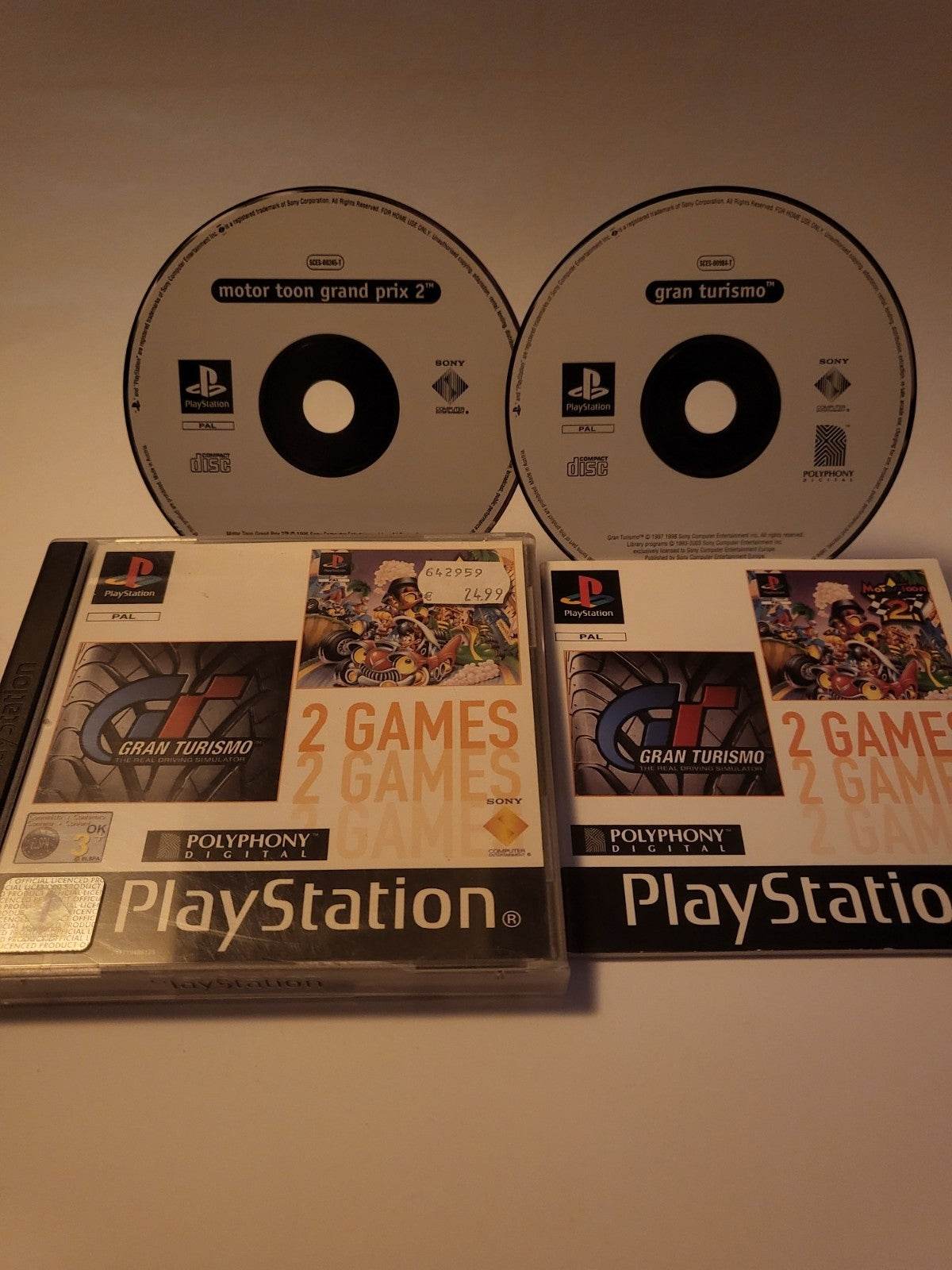 Gran Turismo & Motor Toon Grand Prix 2 Playstation 1 - Feniks Gameshop