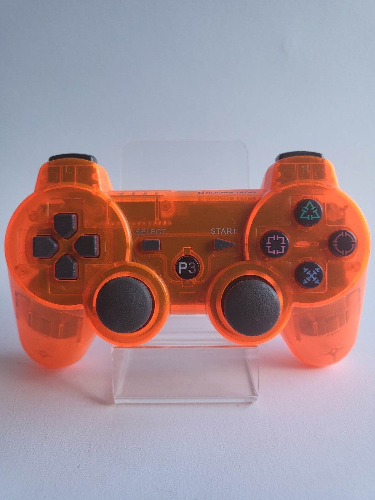 Oranje doorzichtige P3 Controller Playstation 3 - Feniks Gameshop