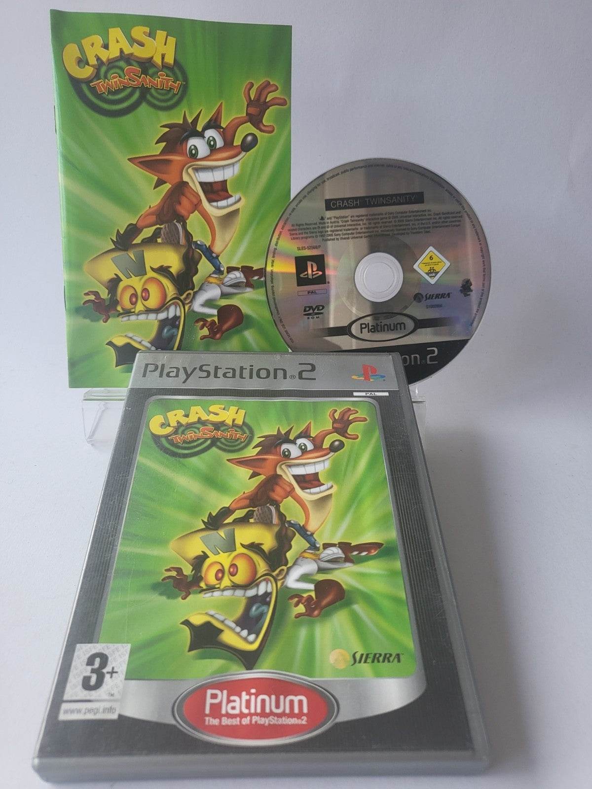 Crash Twinsanity Platinum Playstation 2 - Feniks Gameshop